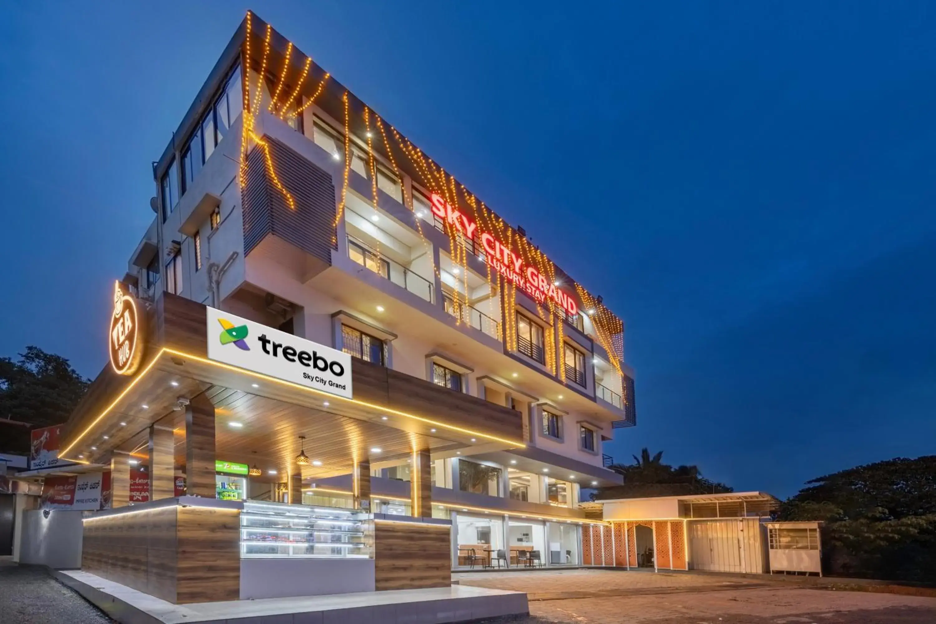 Facade/entrance in Treebo Sky City Grand, 5 Min From Mangalore Airport Facade/entrance in Treebo Sky City Grand, 5 Min From Mangalore Airport