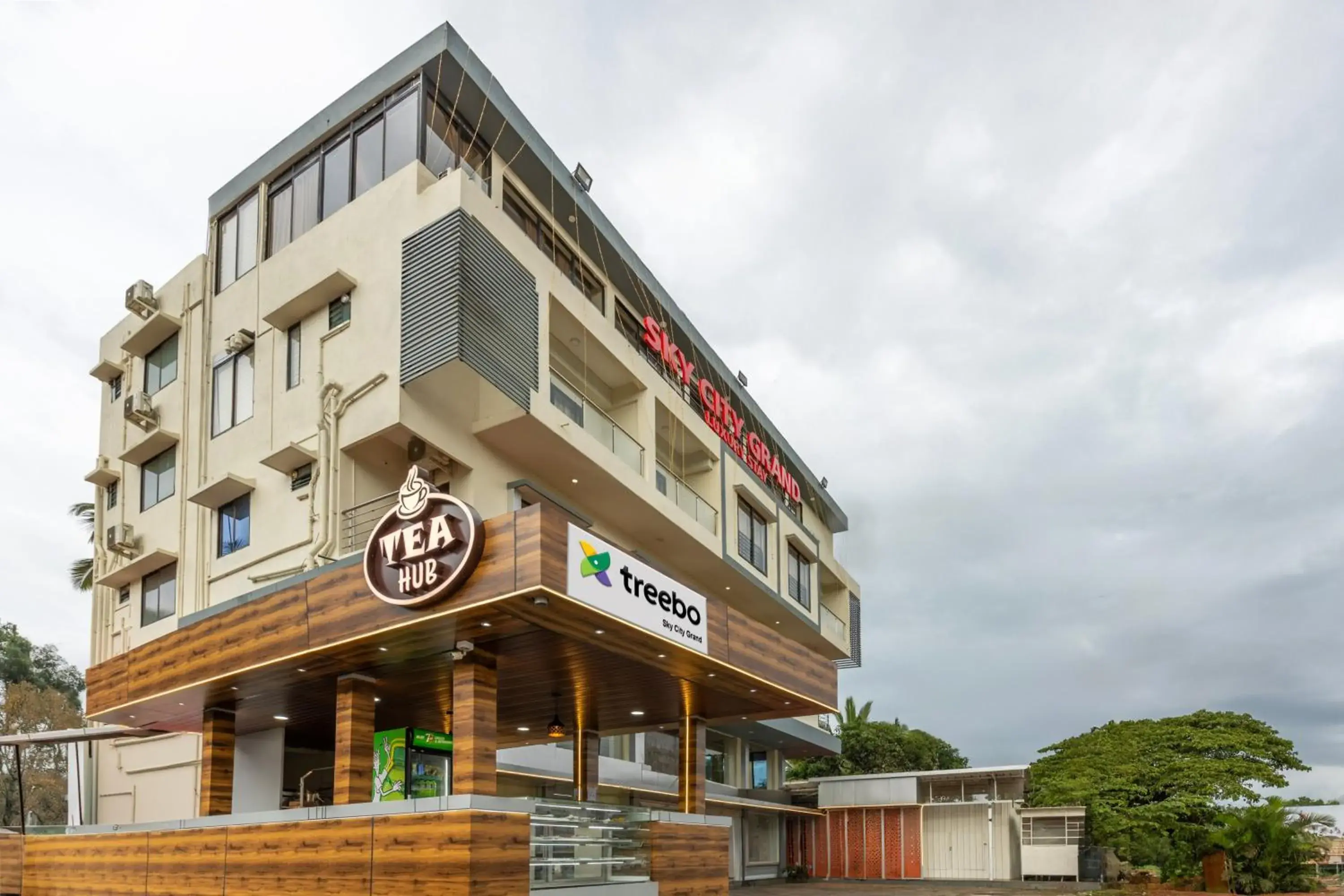 Facade/entrance in Treebo Sky City Grand, 5 Min From Mangalore Airport Facade/entrance in Treebo Sky City Grand, 5 Min From Mangalore Airport