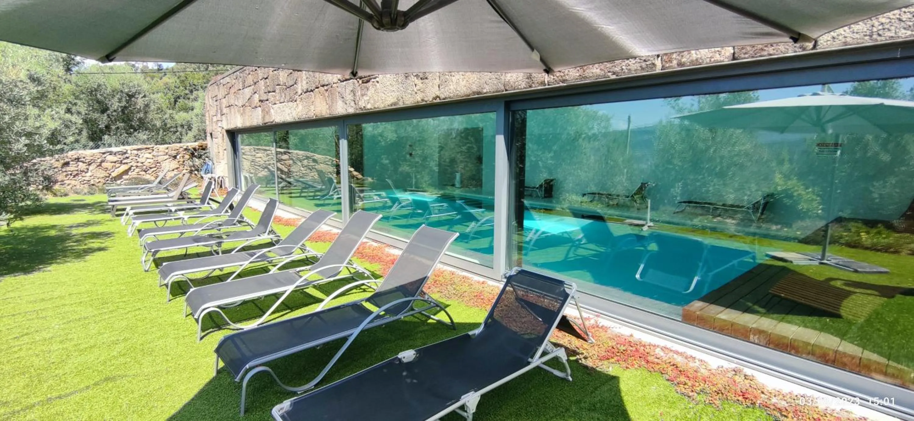 Pool view in ArsDurium Douro hotel