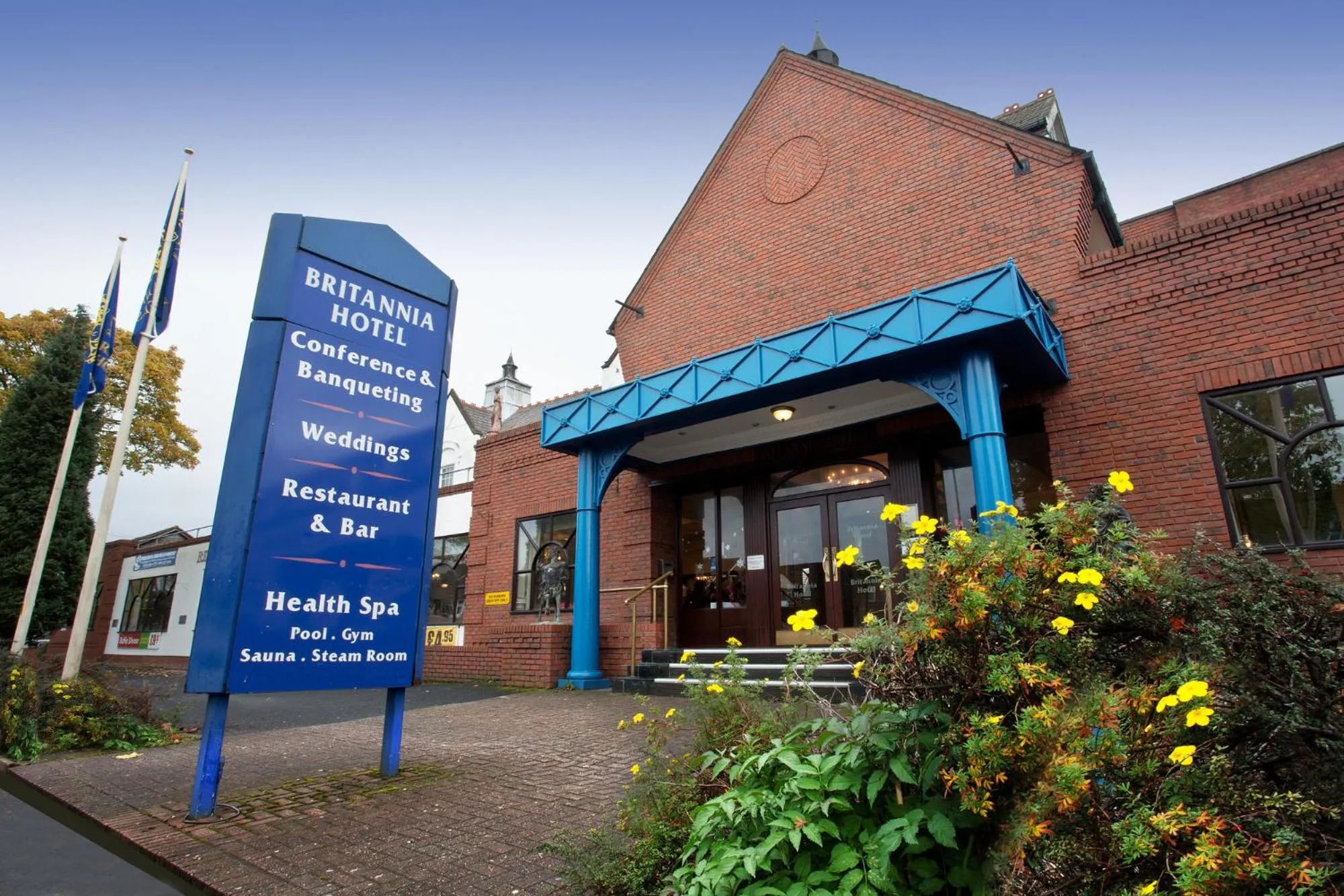 Facade/entrance in Britannia Hotel, Stockport