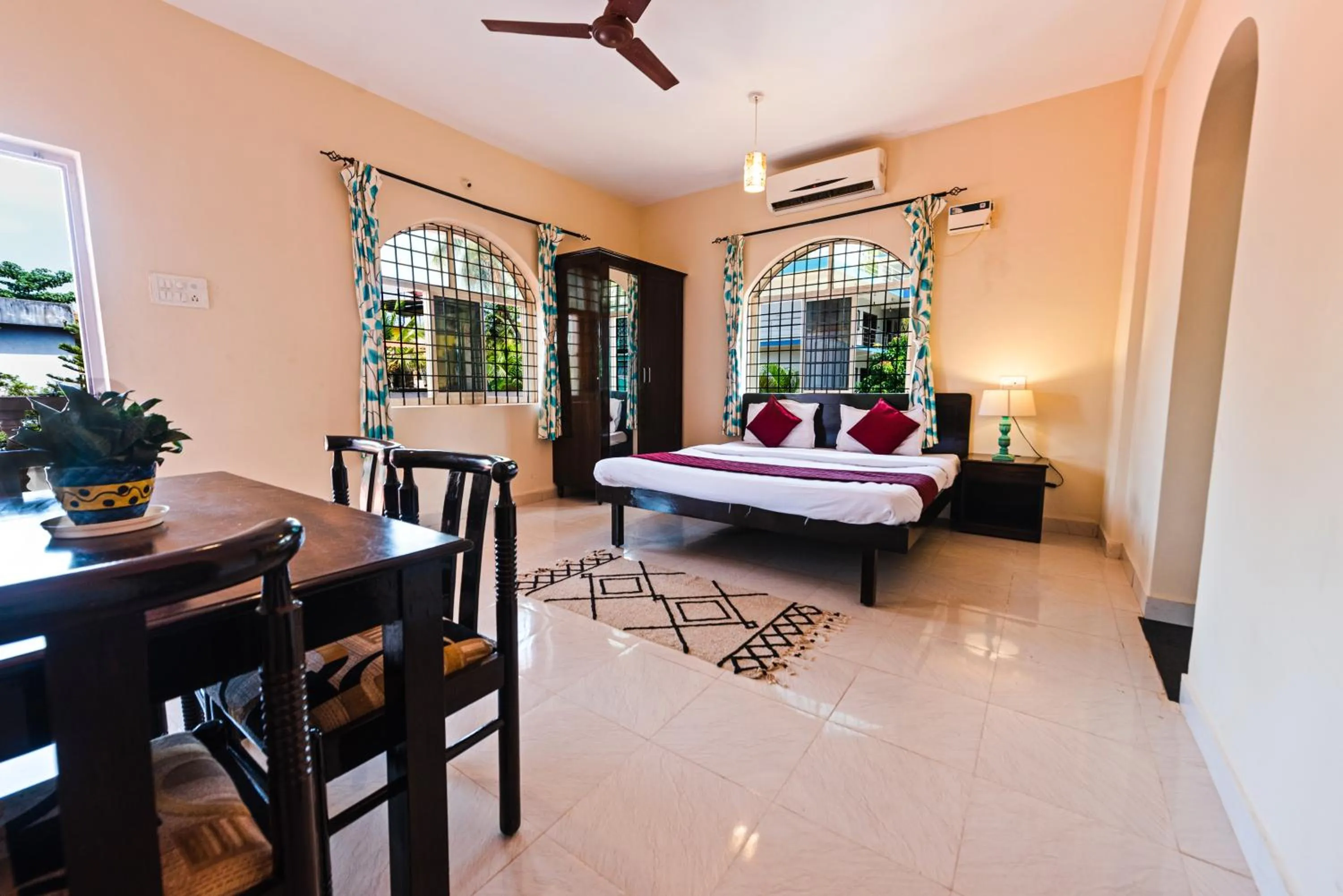 Bedroom in Hotel La Paulo's Near Beach Resort