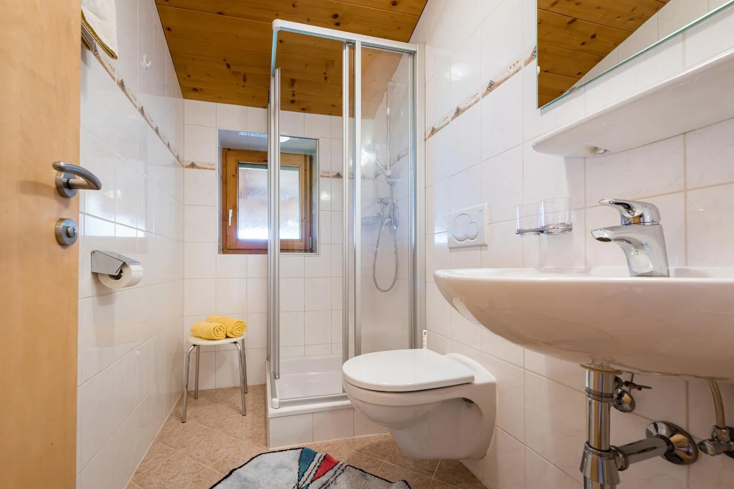 Shower in Ferienpension Steiner