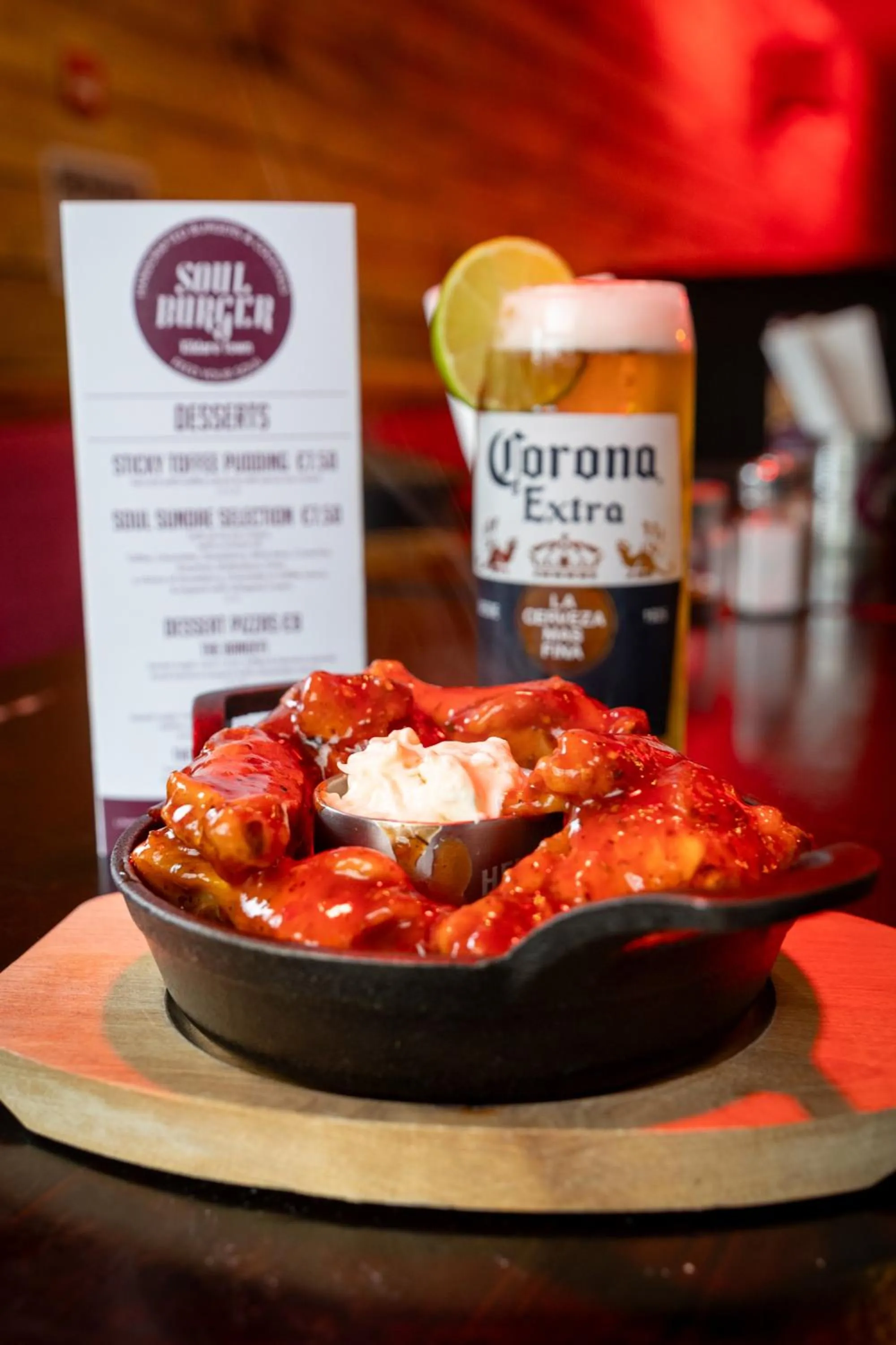 Food and drinks in Kildare House Hotel