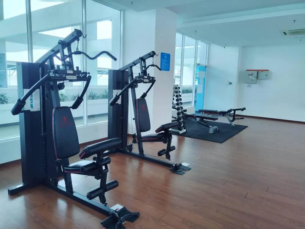 Fitness centre/facilities in The Wave Kota Laksamana Melaka, Moses Homestay, Halal-Friendly