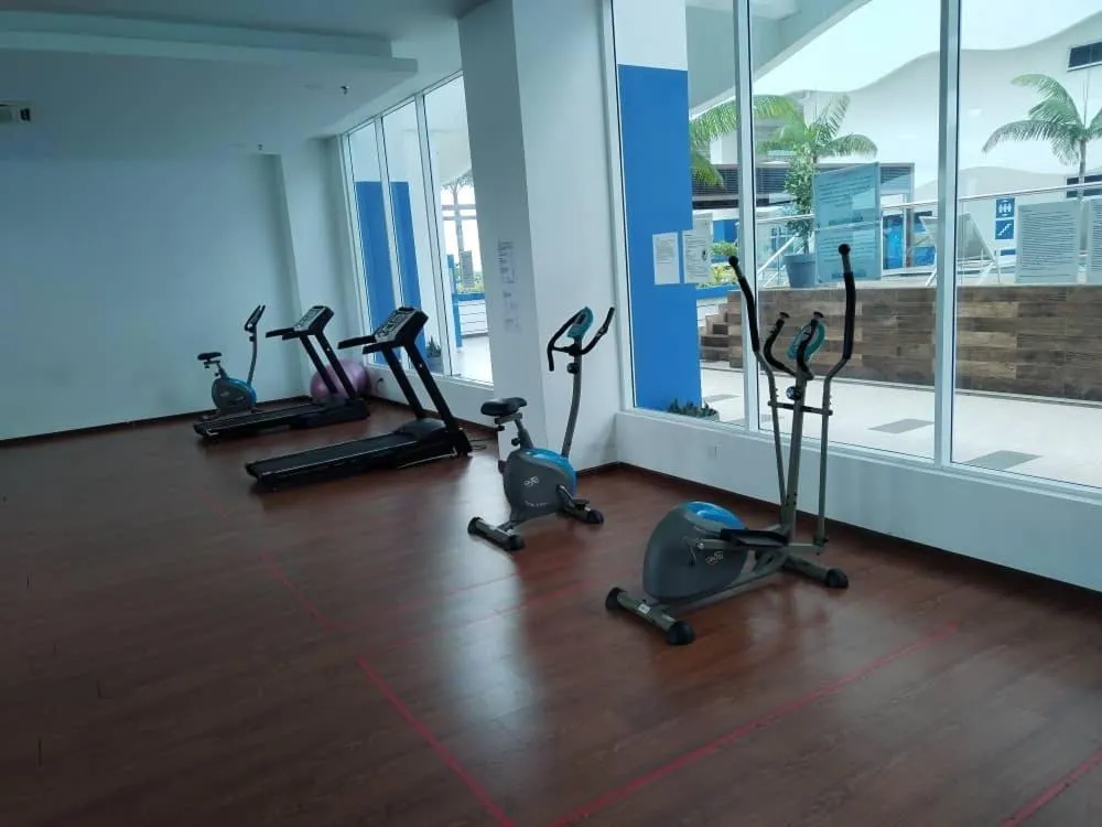 Fitness centre/facilities in The Wave Kota Laksamana Melaka, Moses Homestay, Halal-Friendly