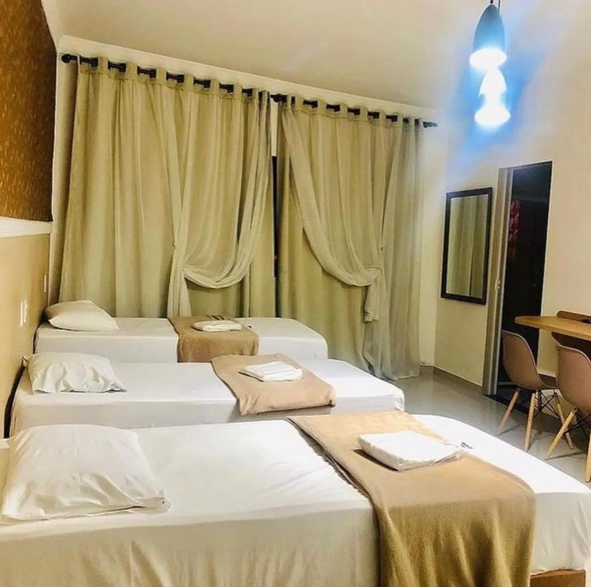 Bed in Hotel Guarulhos