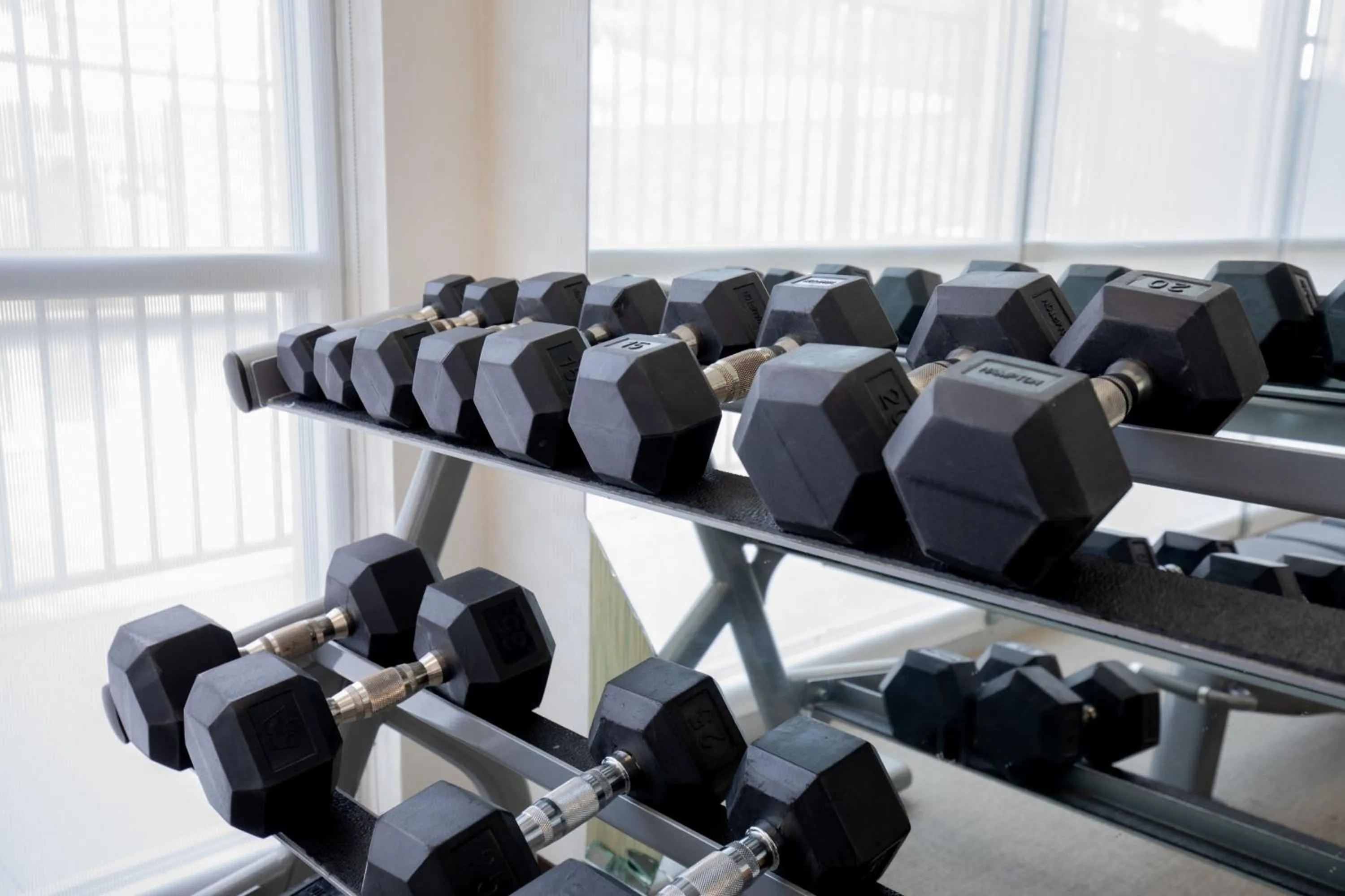 Fitness centre/facilities in SpringHill Suites by Marriott Baton Rouge Gonzales