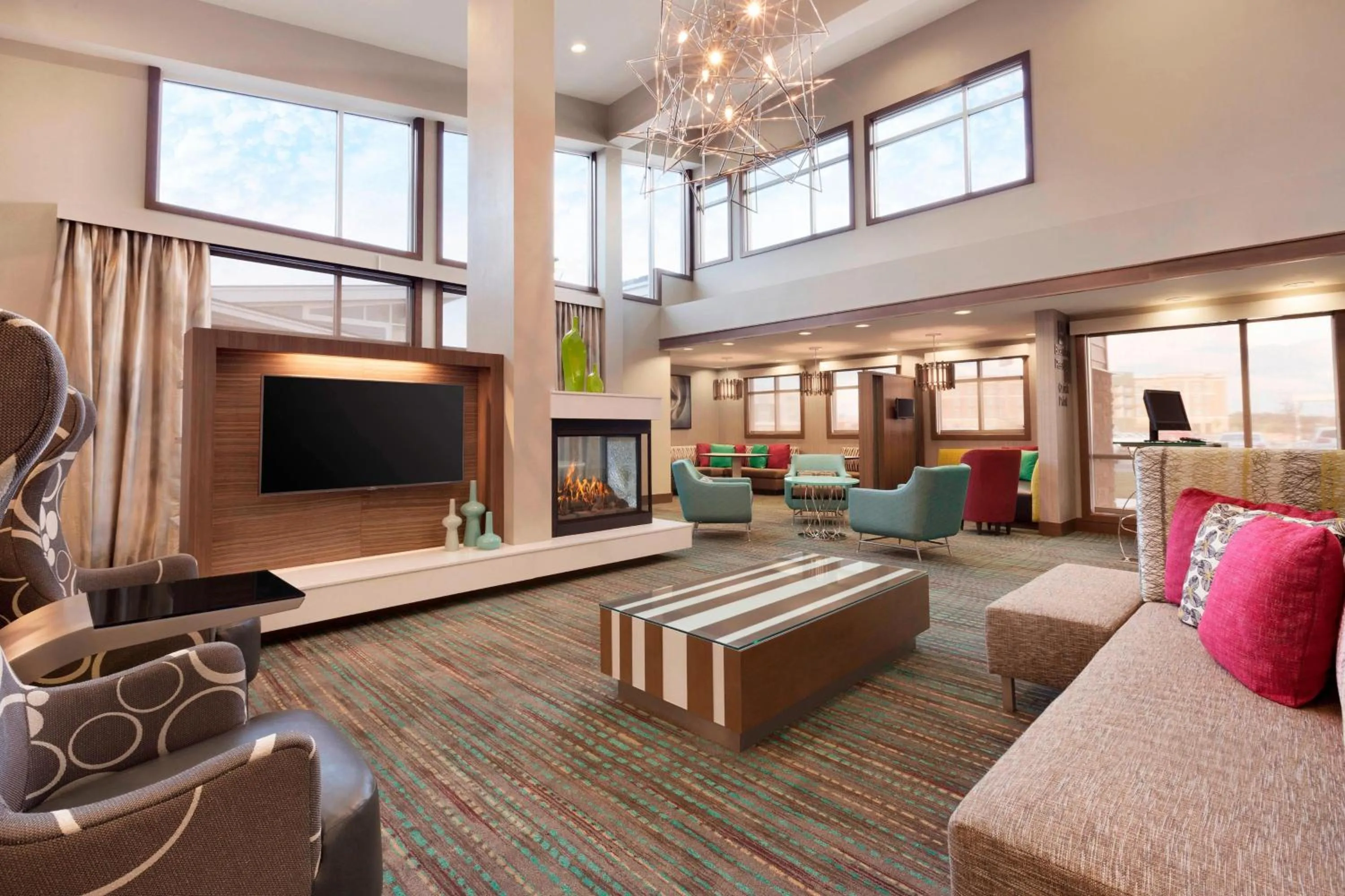 Lobby or reception in Residence Inn San Angelo