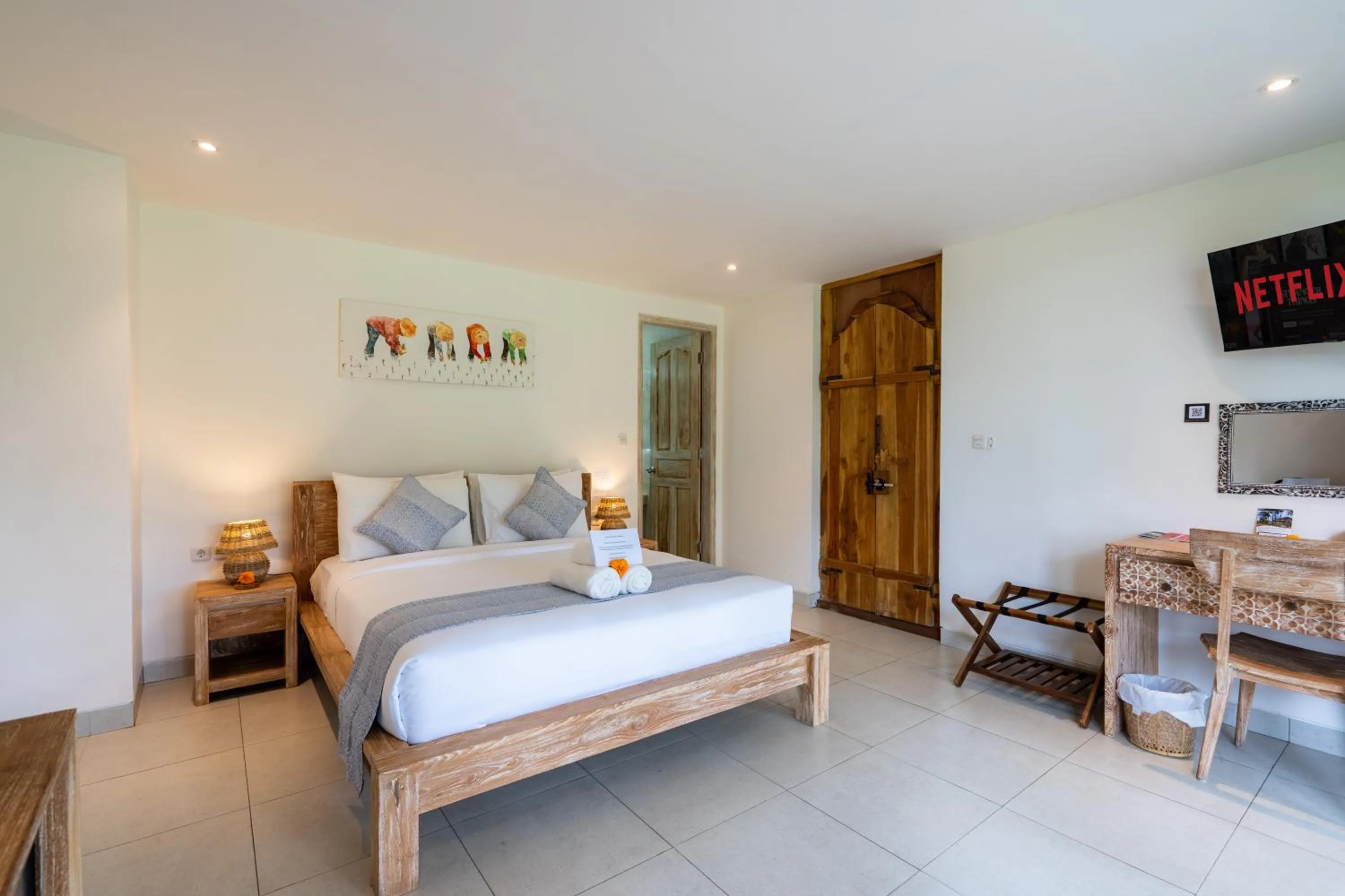 Bedroom, Bed in Bali View Ubud Hotel