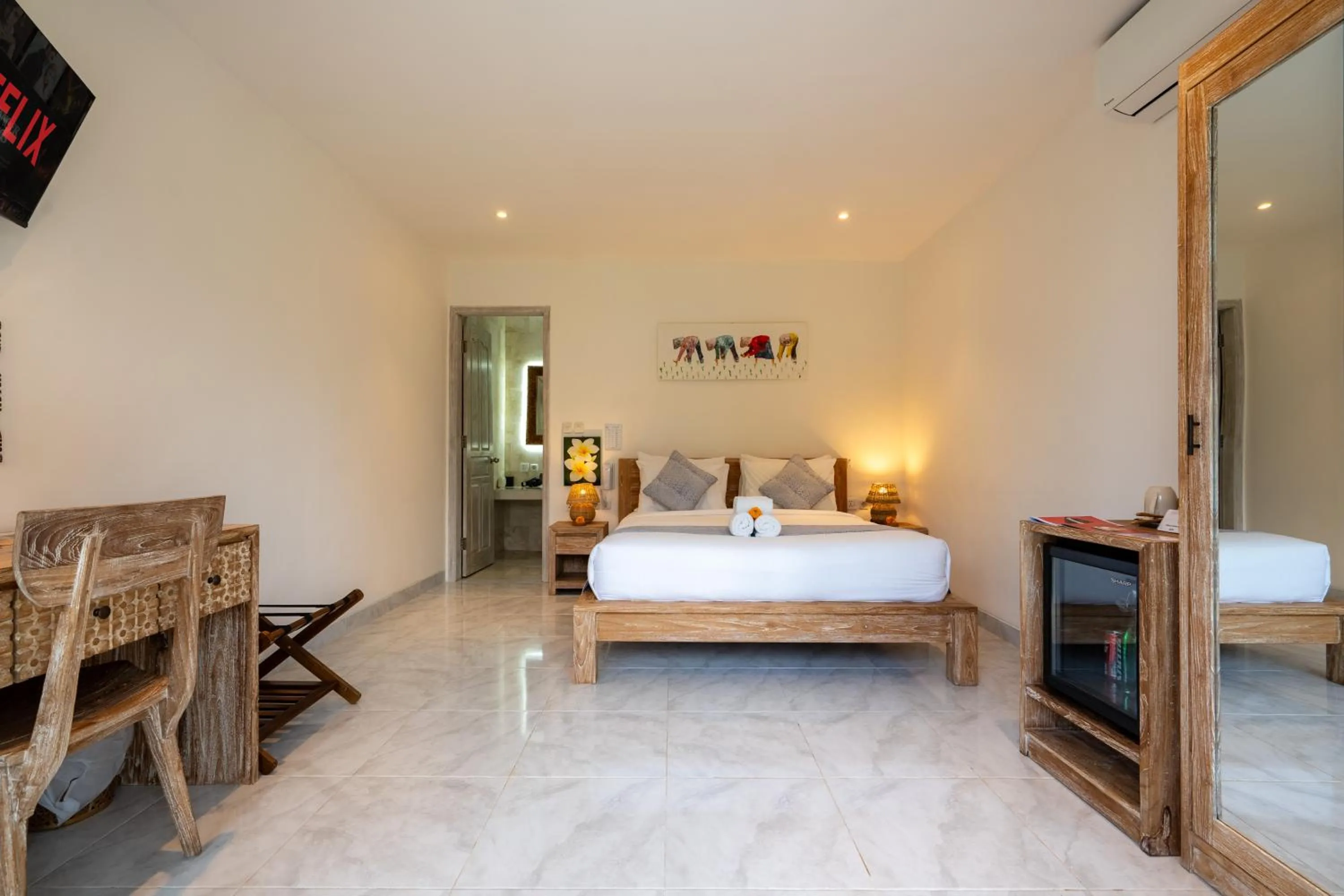 Bedroom, Bed in Bali View Ubud Hotel