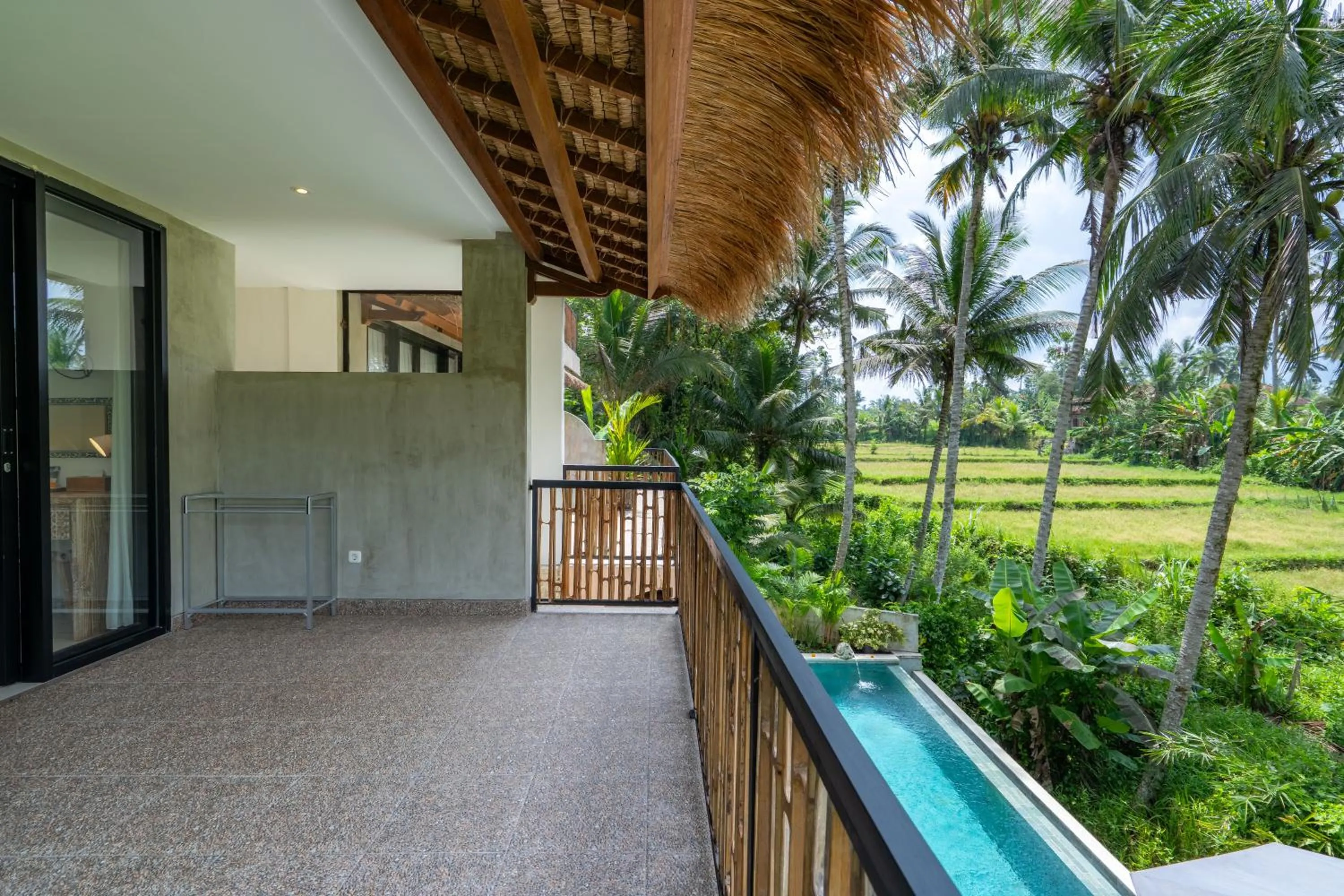 Balcony/Terrace in Bali View Ubud Hotel