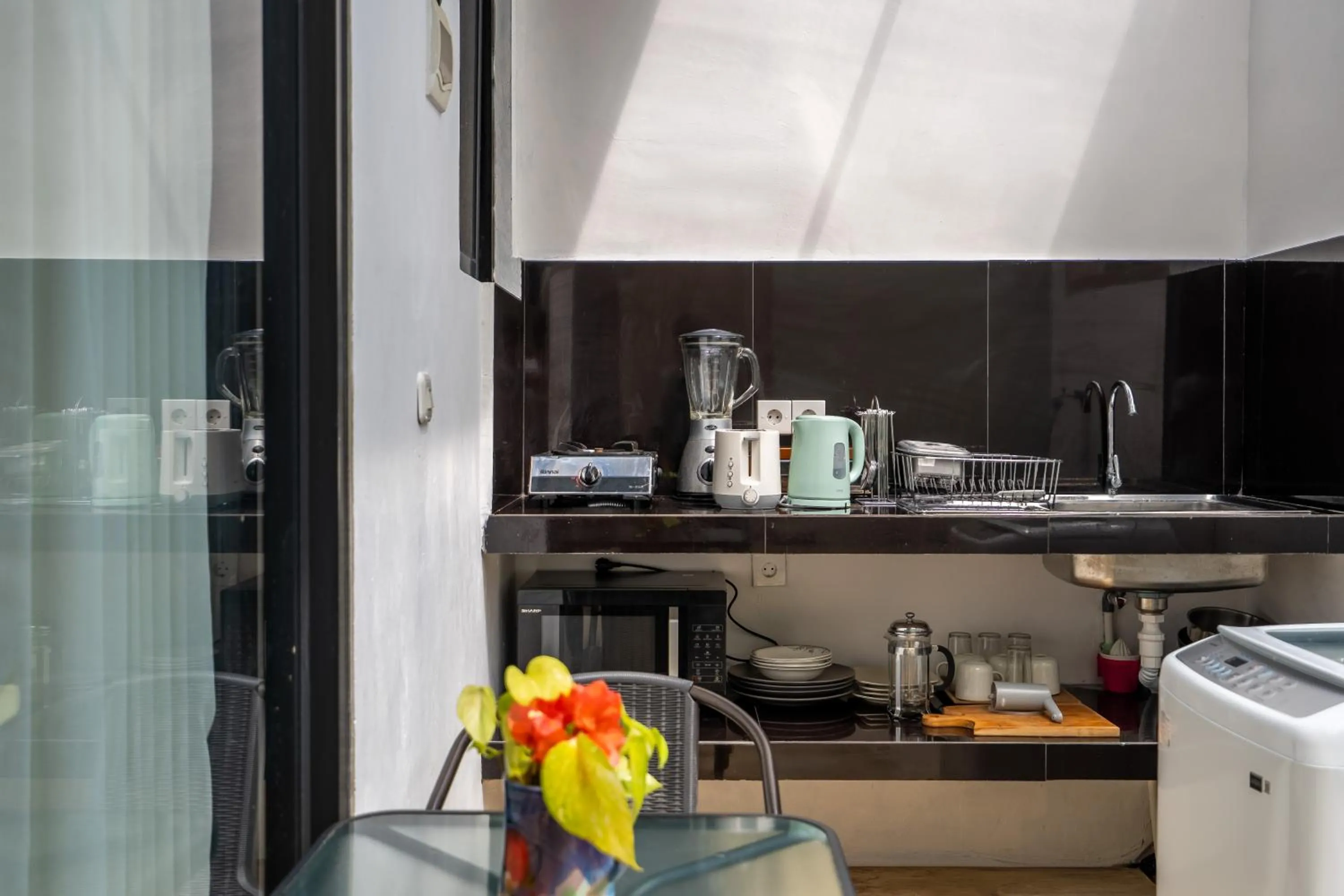 Kitchen or kitchenette in Bali View Ubud Hotel