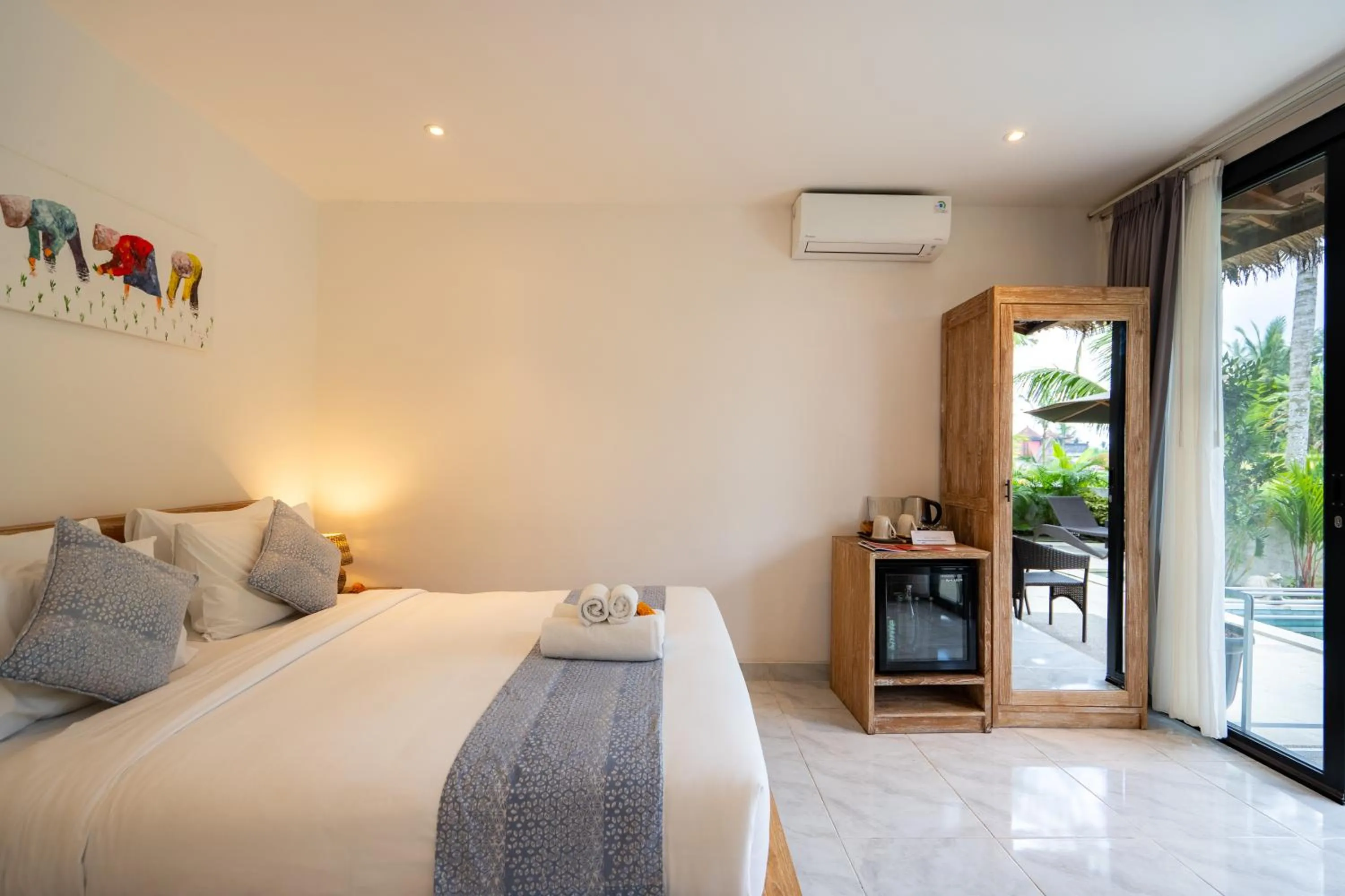 Bedroom, Bed in Bali View Ubud Hotel