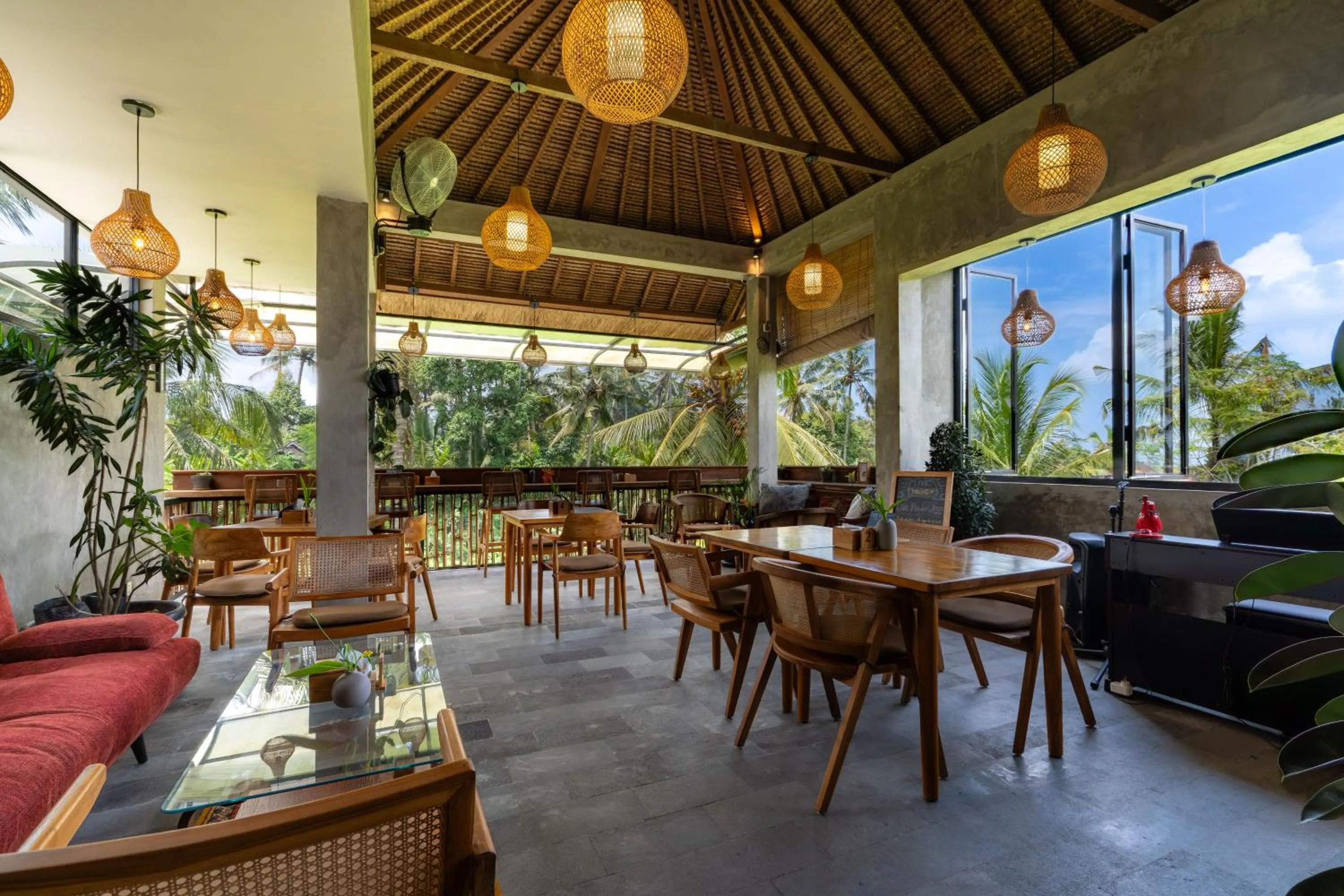 Restaurant/places to eat in Bali View Ubud Hotel