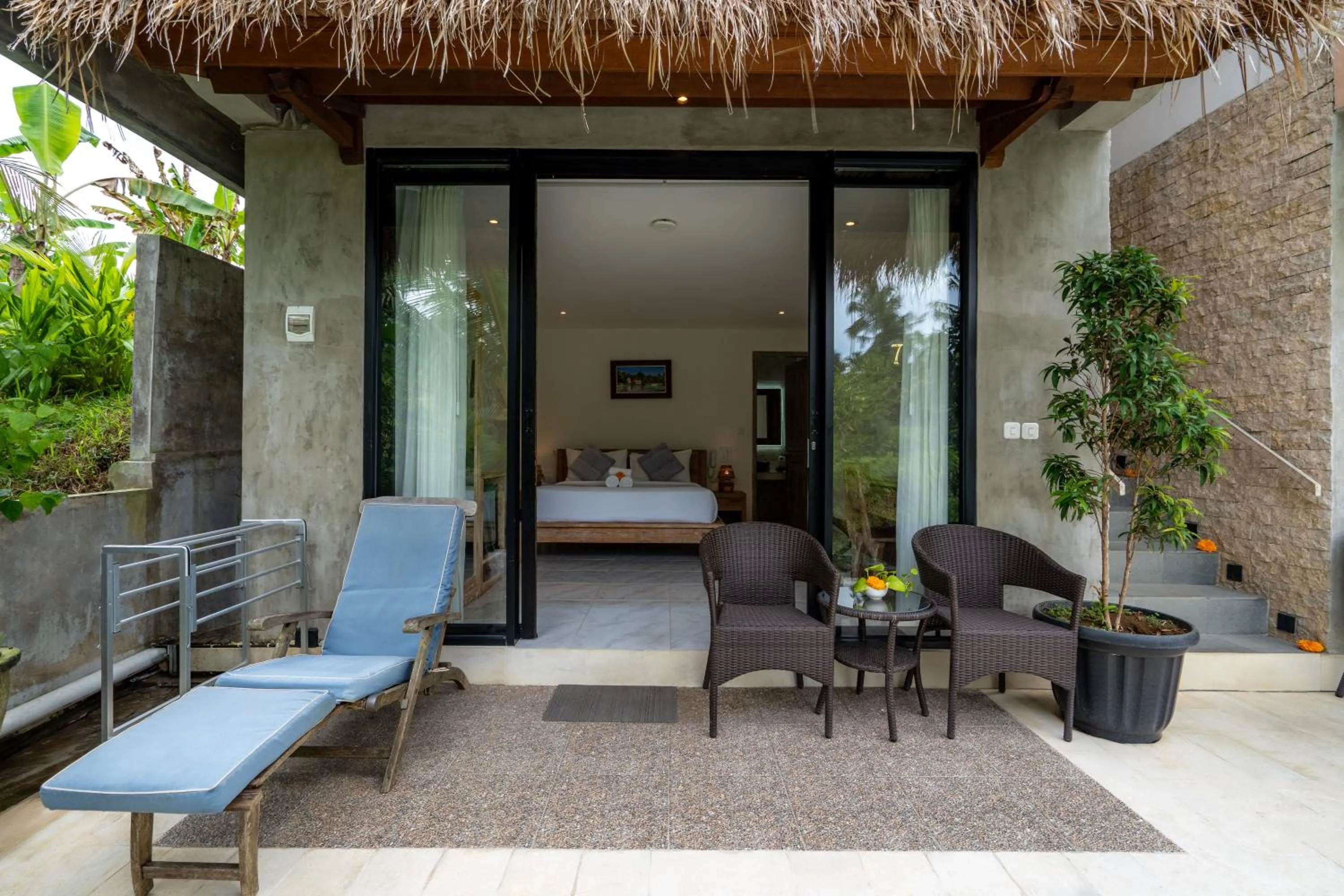 Balcony/Terrace in Bali View Ubud Hotel