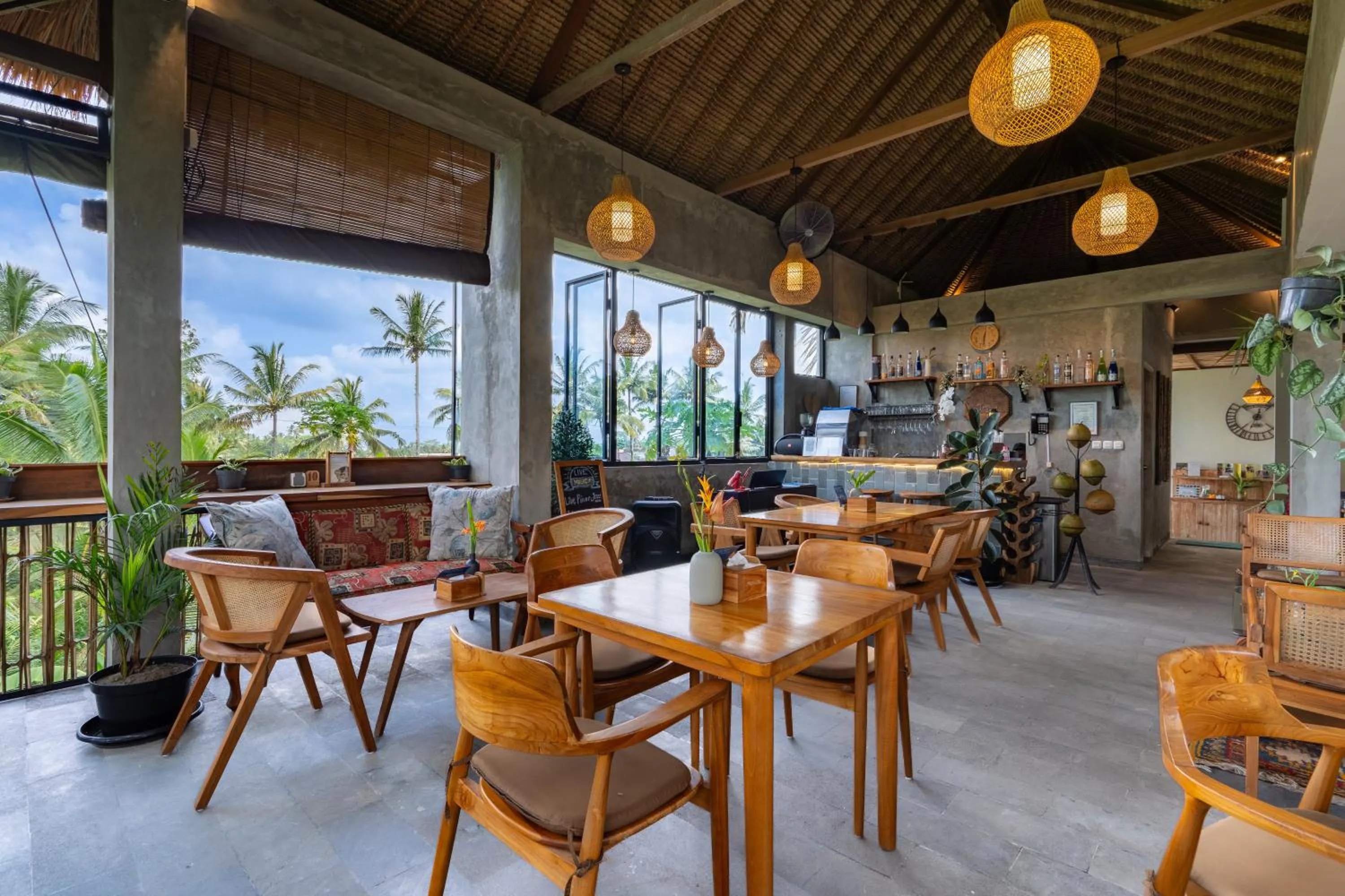 Restaurant/places to eat in Bali View Ubud Hotel