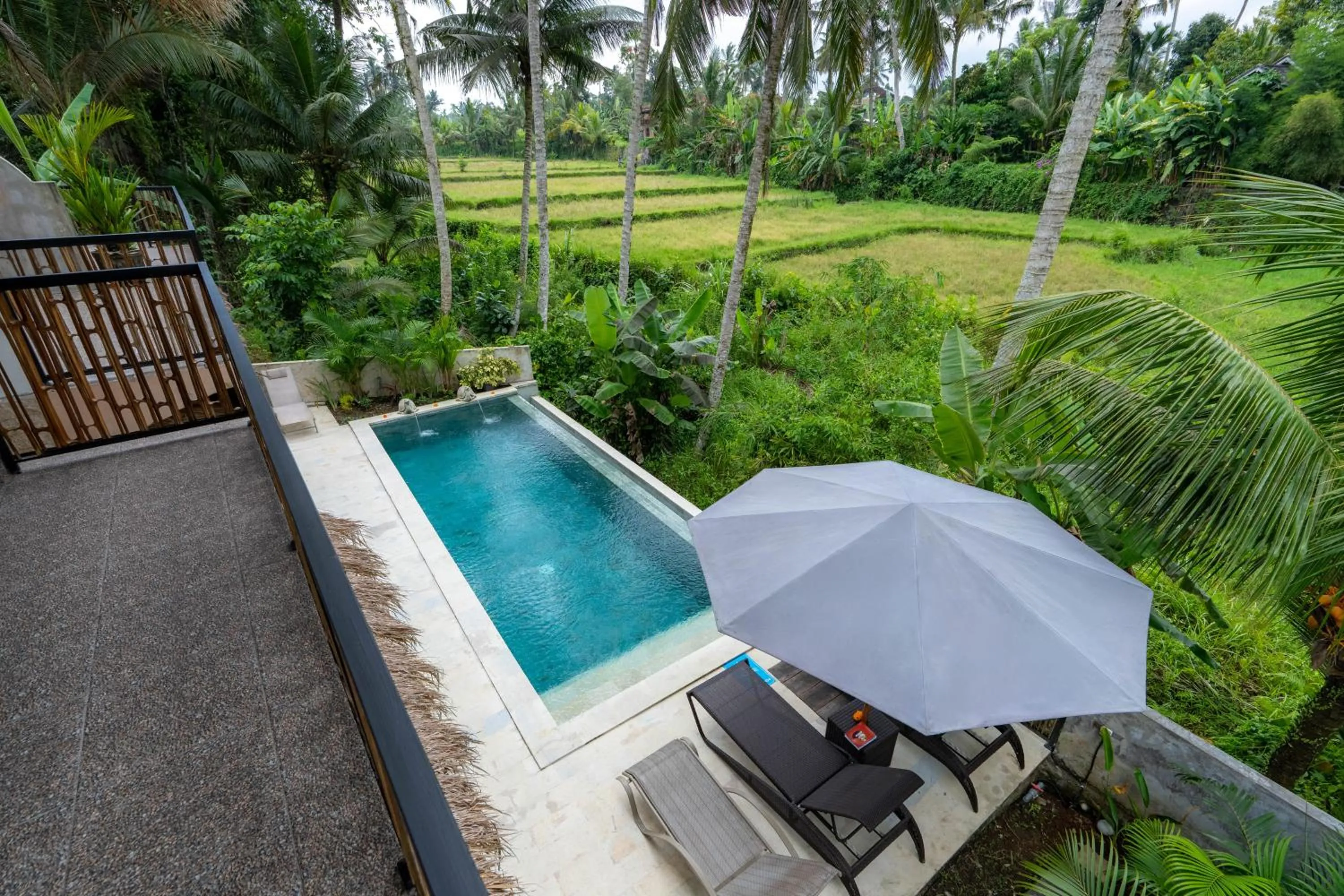 Garden view in Bali View Ubud Hotel