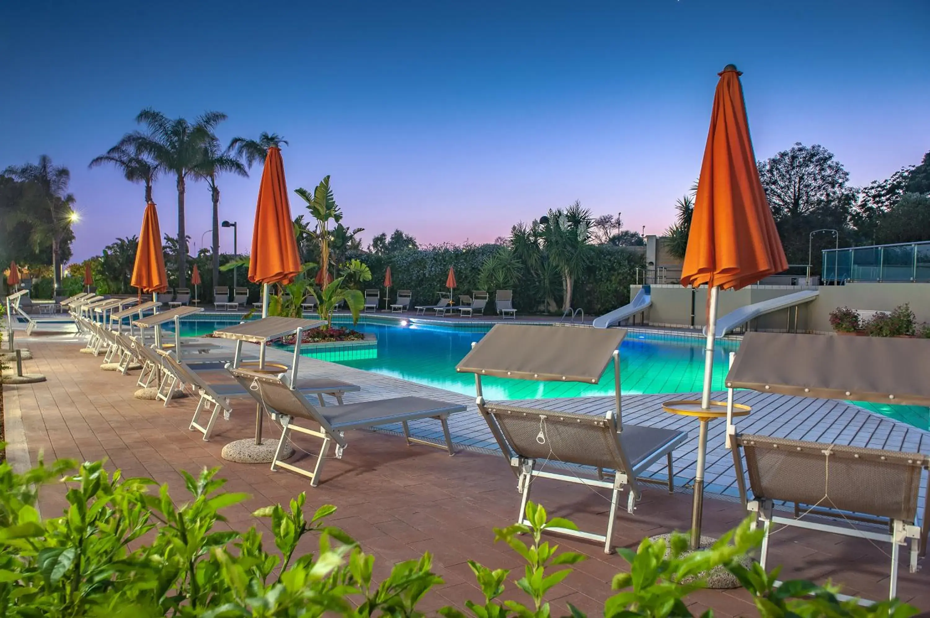 Pool view in Acacia Marina Pool view in Acacia Marina