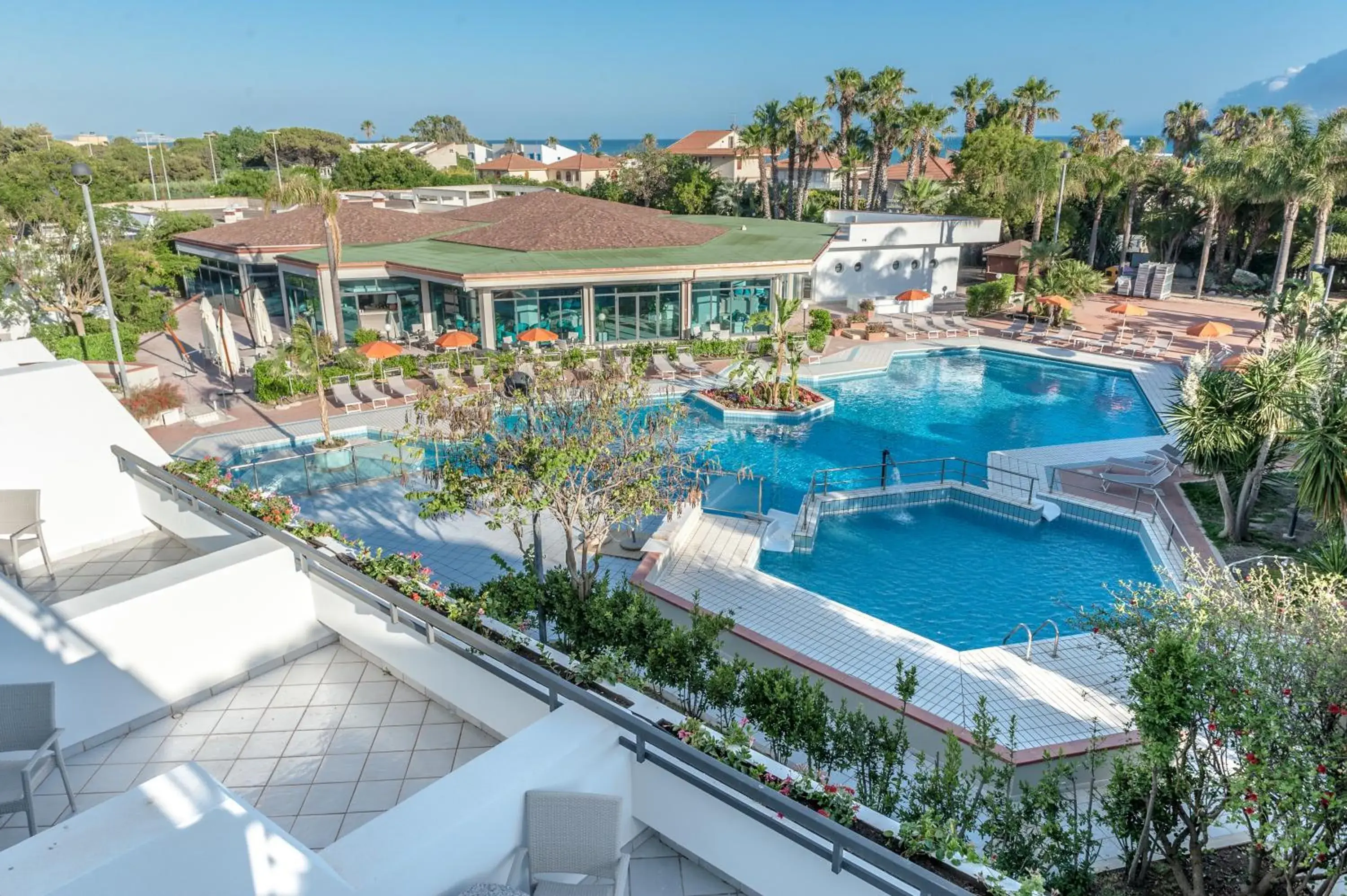 Pool view in Acacia Marina Pool view in Acacia Marina
