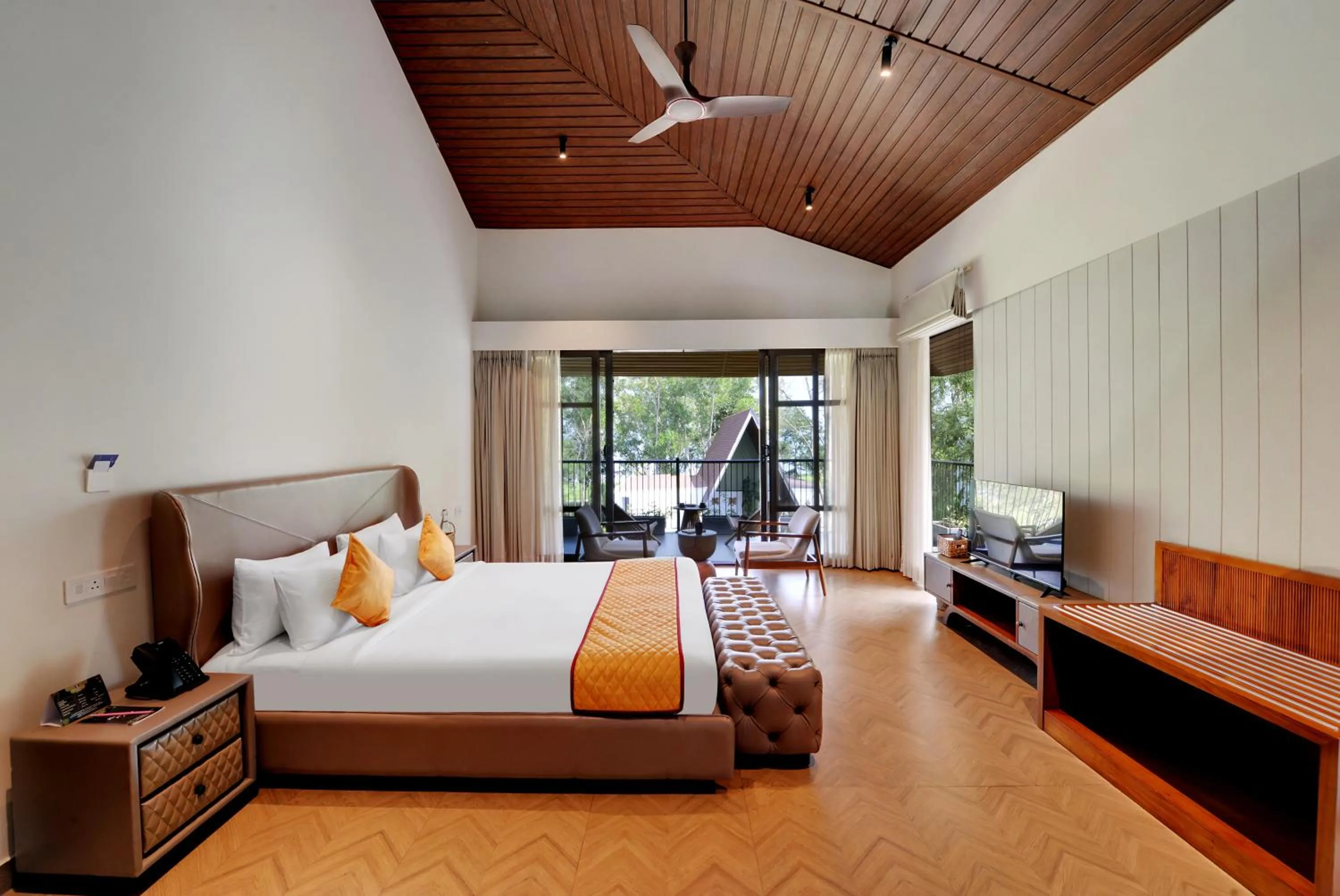 Bed in Sandesh Water Edge Kabini