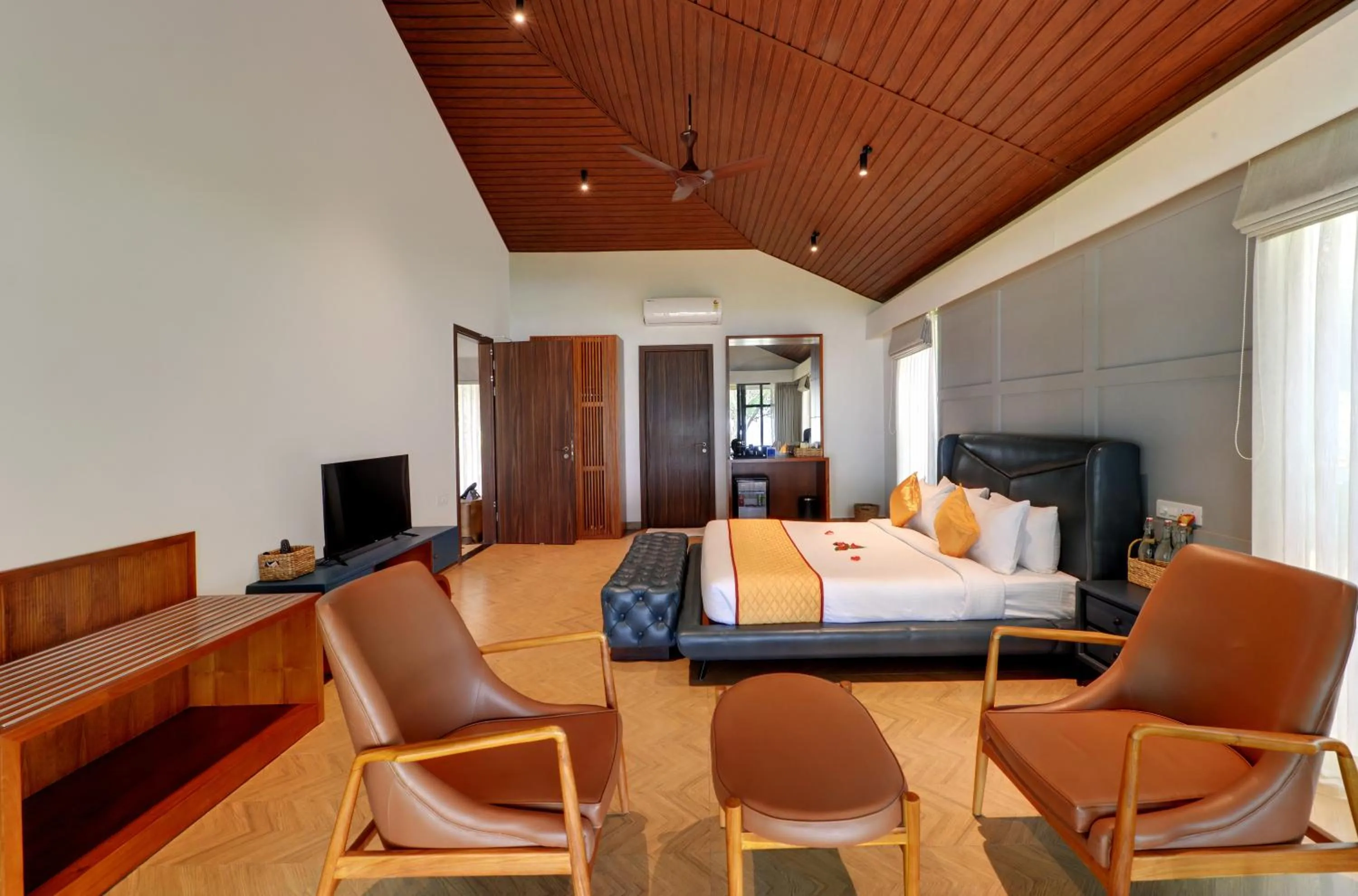 Bed in Sandesh Water Edge Kabini