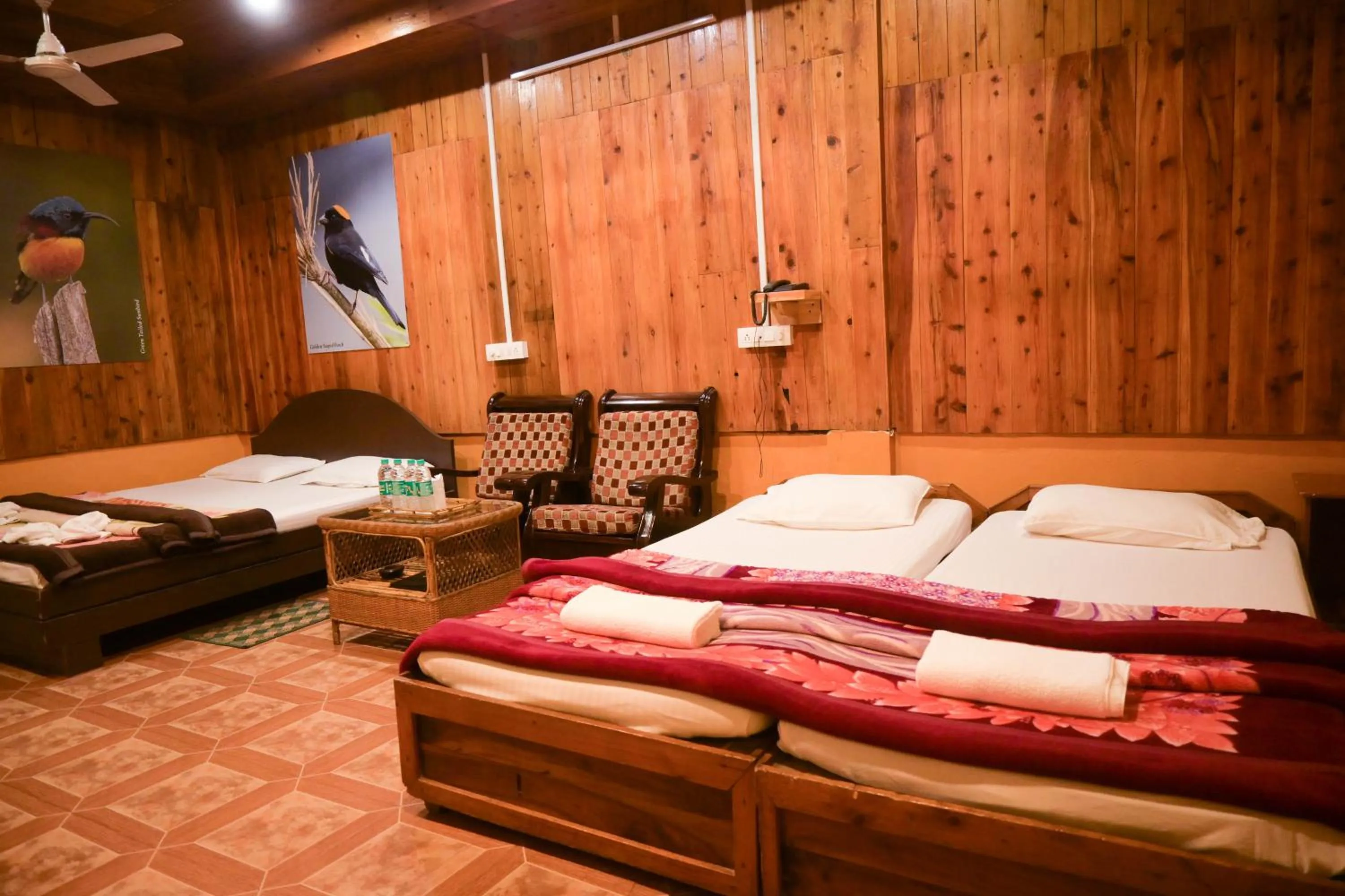 Bed in Aranya Jungle Resorts