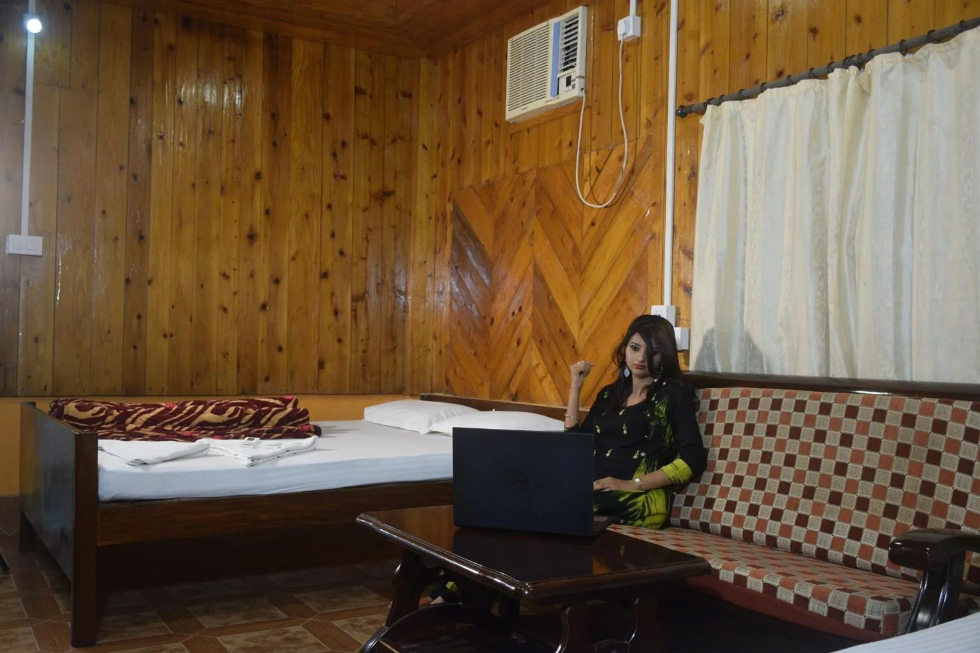 People, Bed in Aranya Jungle Resorts