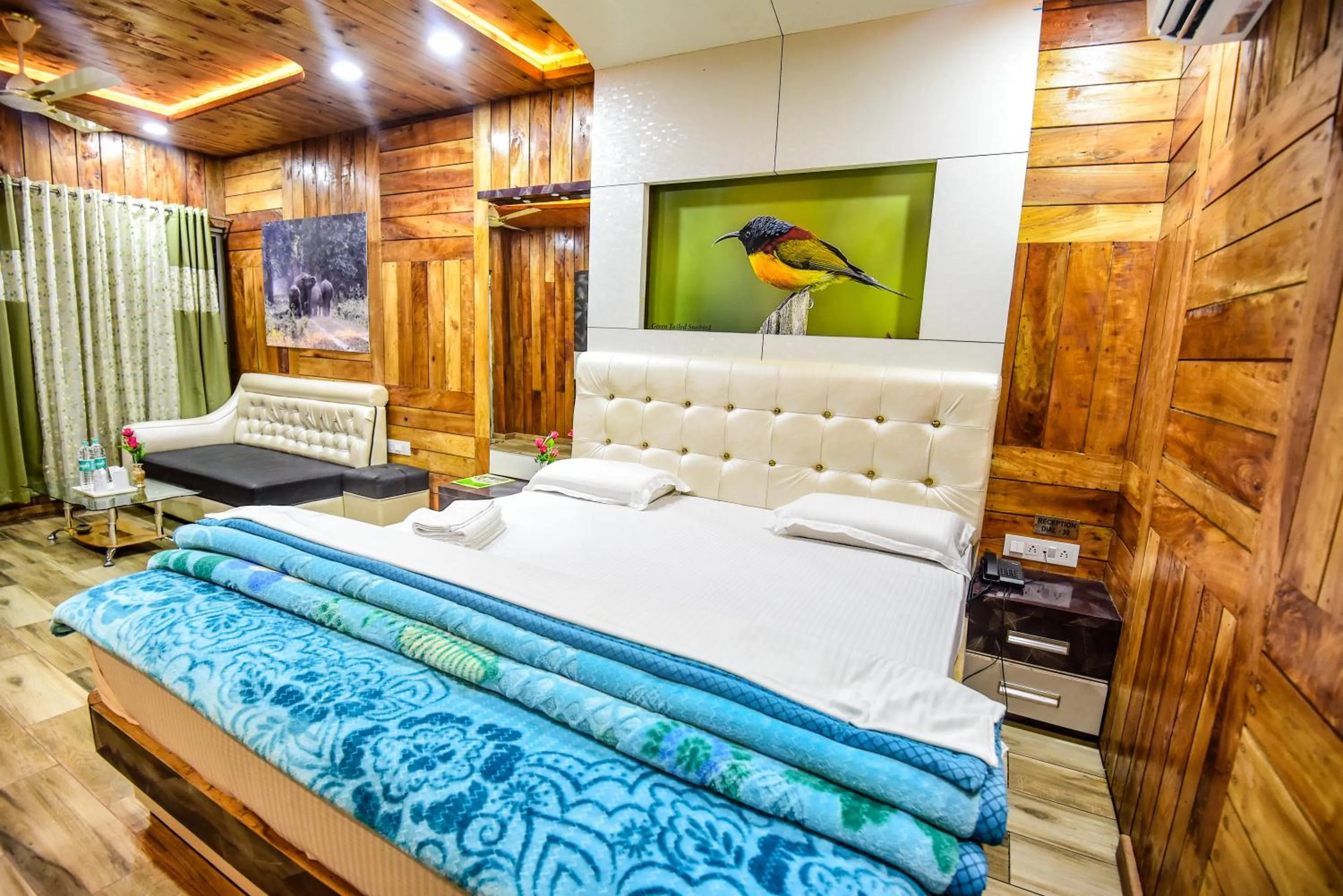 Bed in Aranya Jungle Resorts