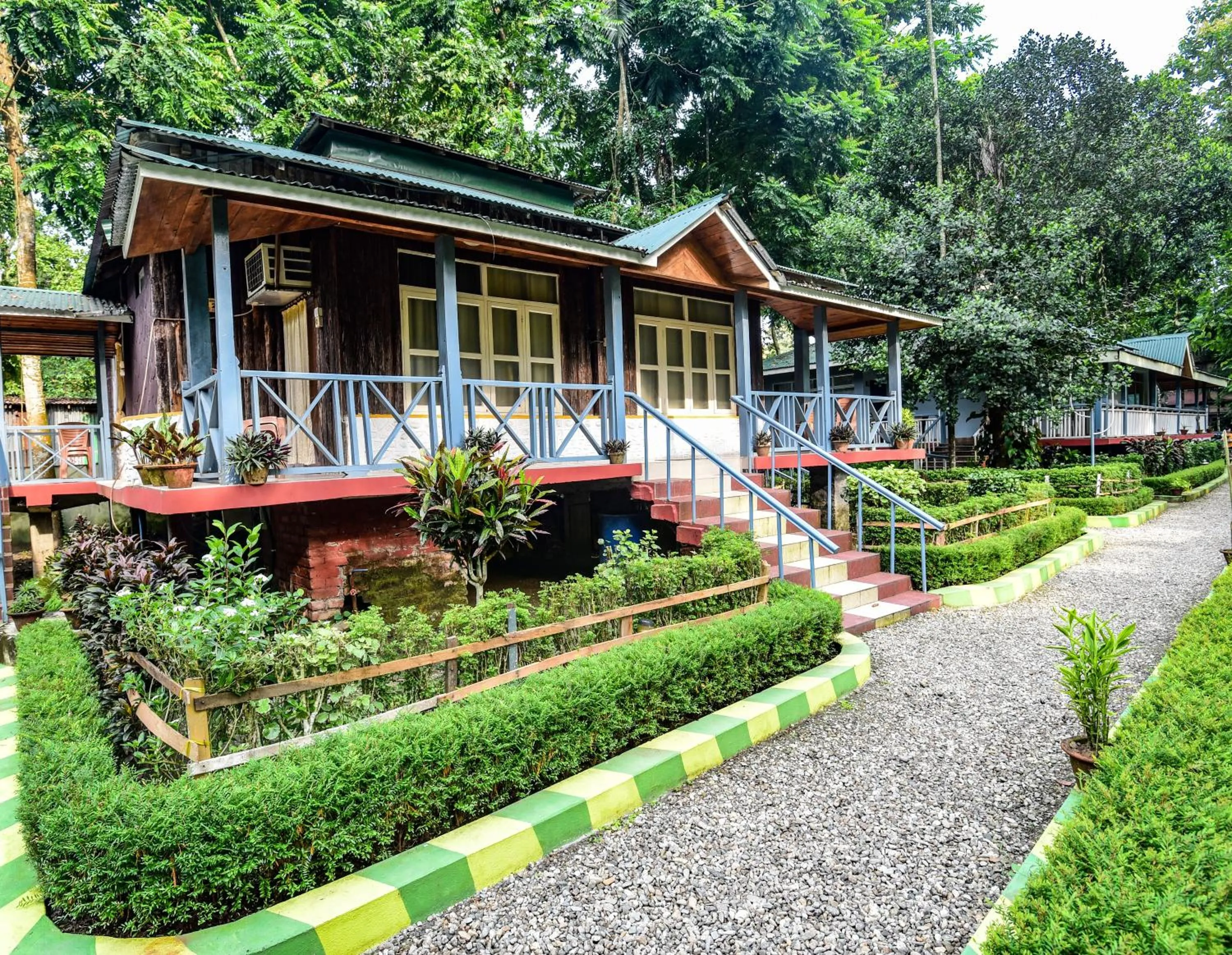 Property building in Aranya Jungle Resorts