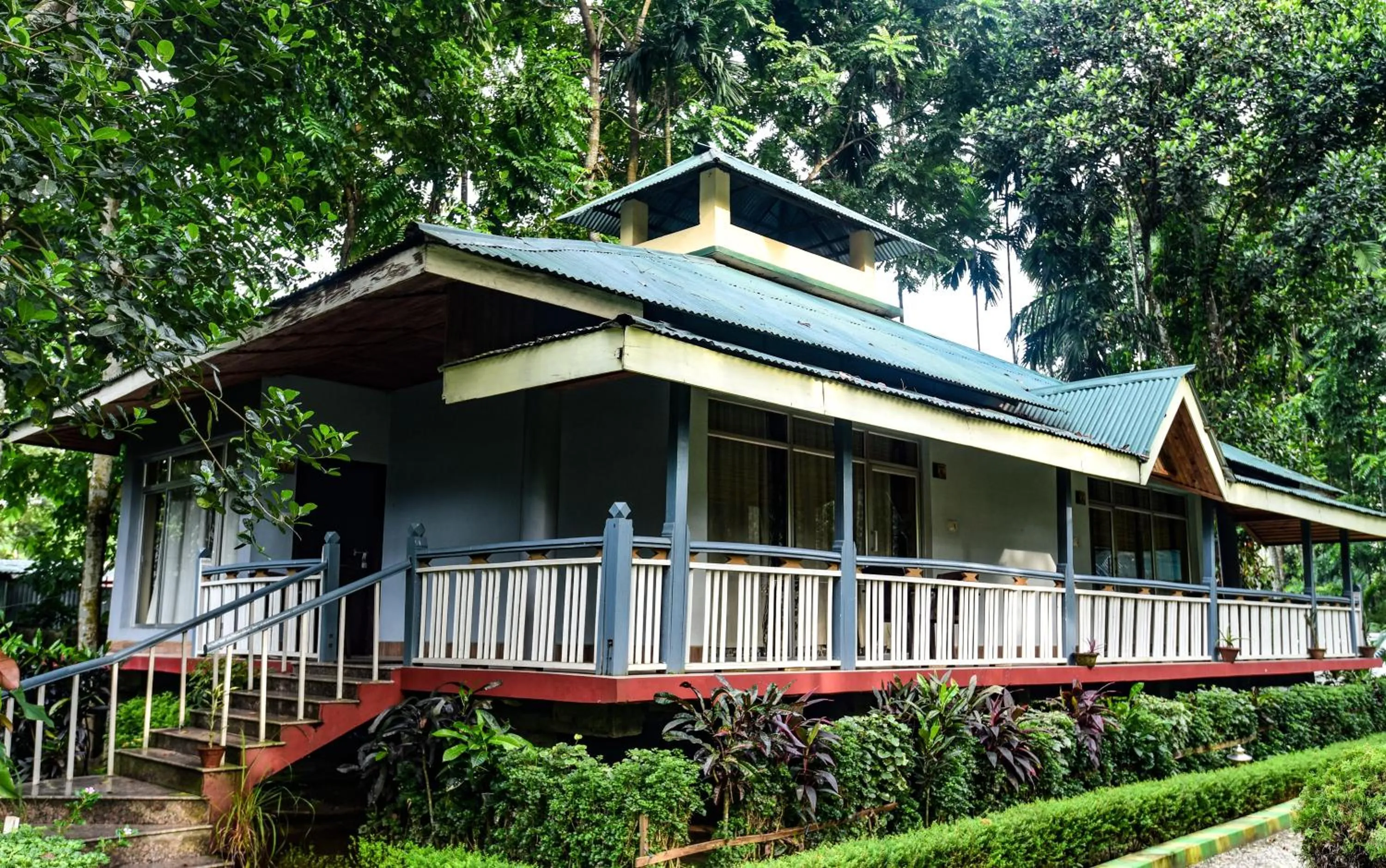 Property building in Aranya Jungle Resorts