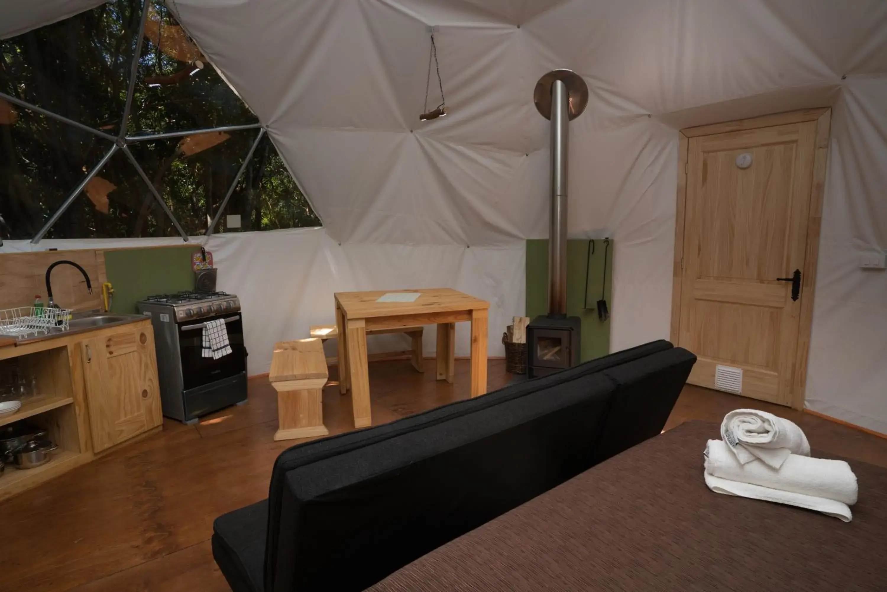 Living room in Cabañas Ensenada Bosque Nativo Living room in Cabañas Ensenada Bosque Nativo