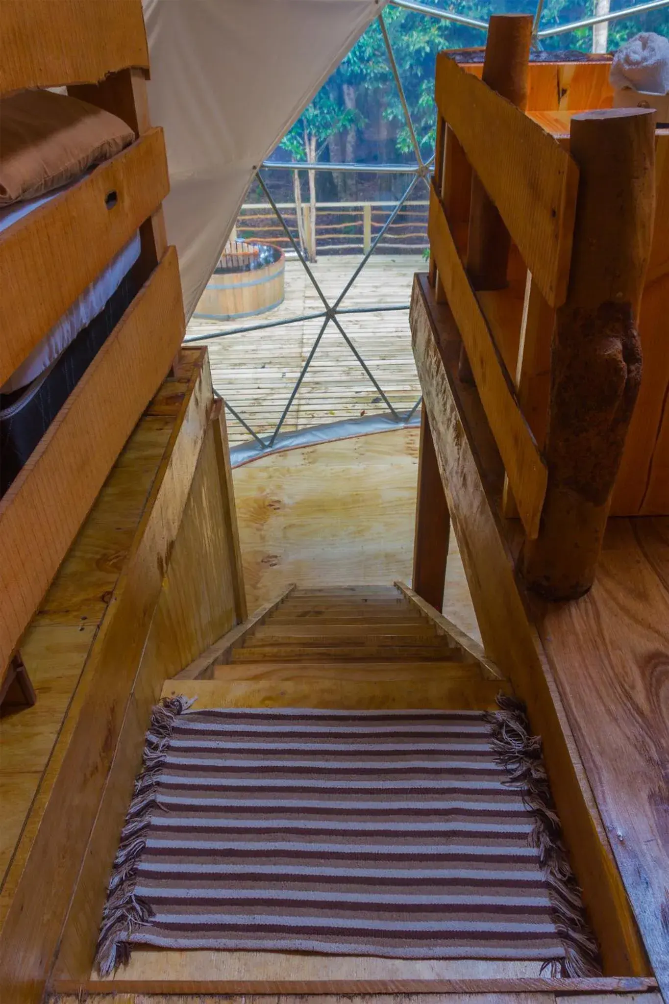 Living room in Cabañas Ensenada Bosque Nativo Living room in Cabañas Ensenada Bosque Nativo