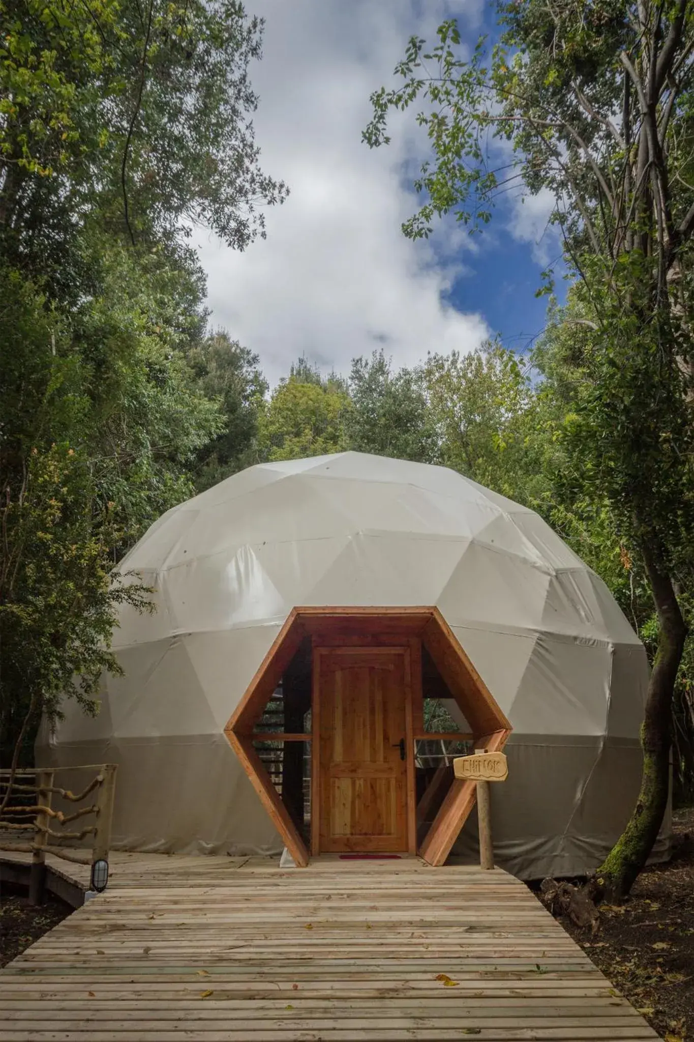 Dome in Cabañas Ensenada Bosque Nativo Dome in Cabañas Ensenada Bosque Nativo