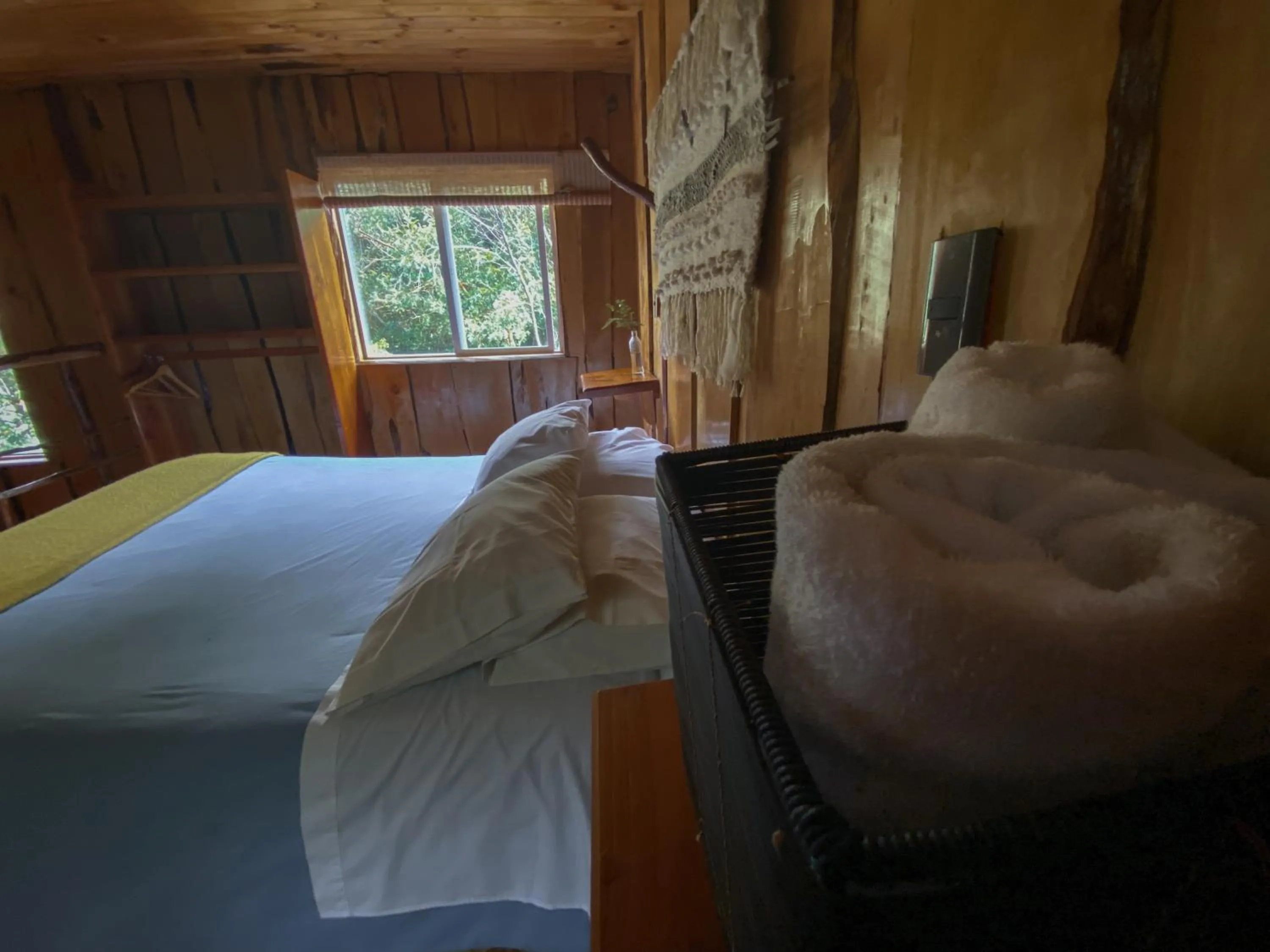 Photo of the whole room, Bed in Cabañas Ensenada Bosque Nativo