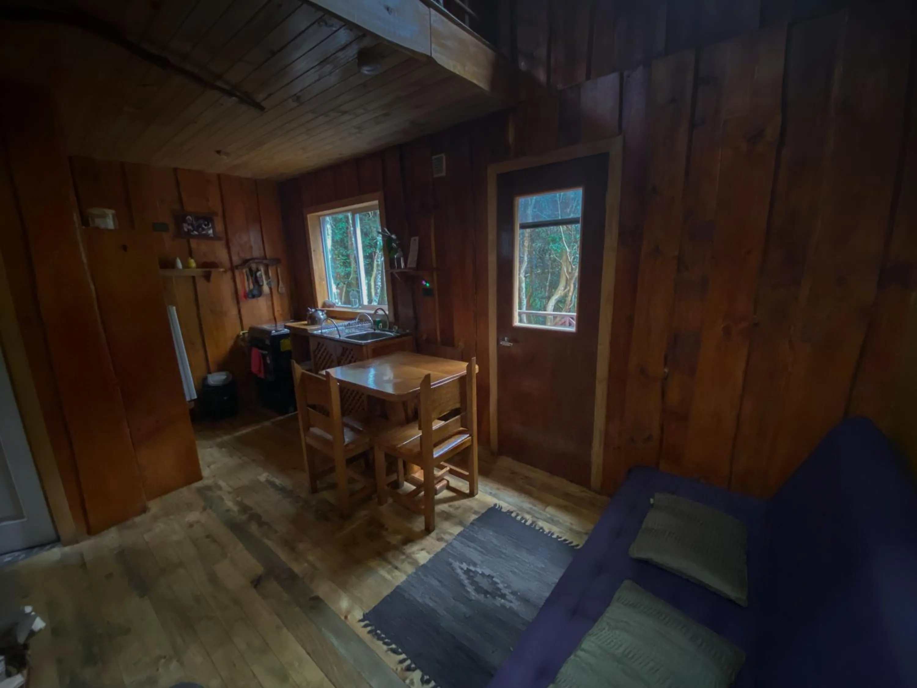 Dining area in Cabañas Ensenada Bosque Nativo