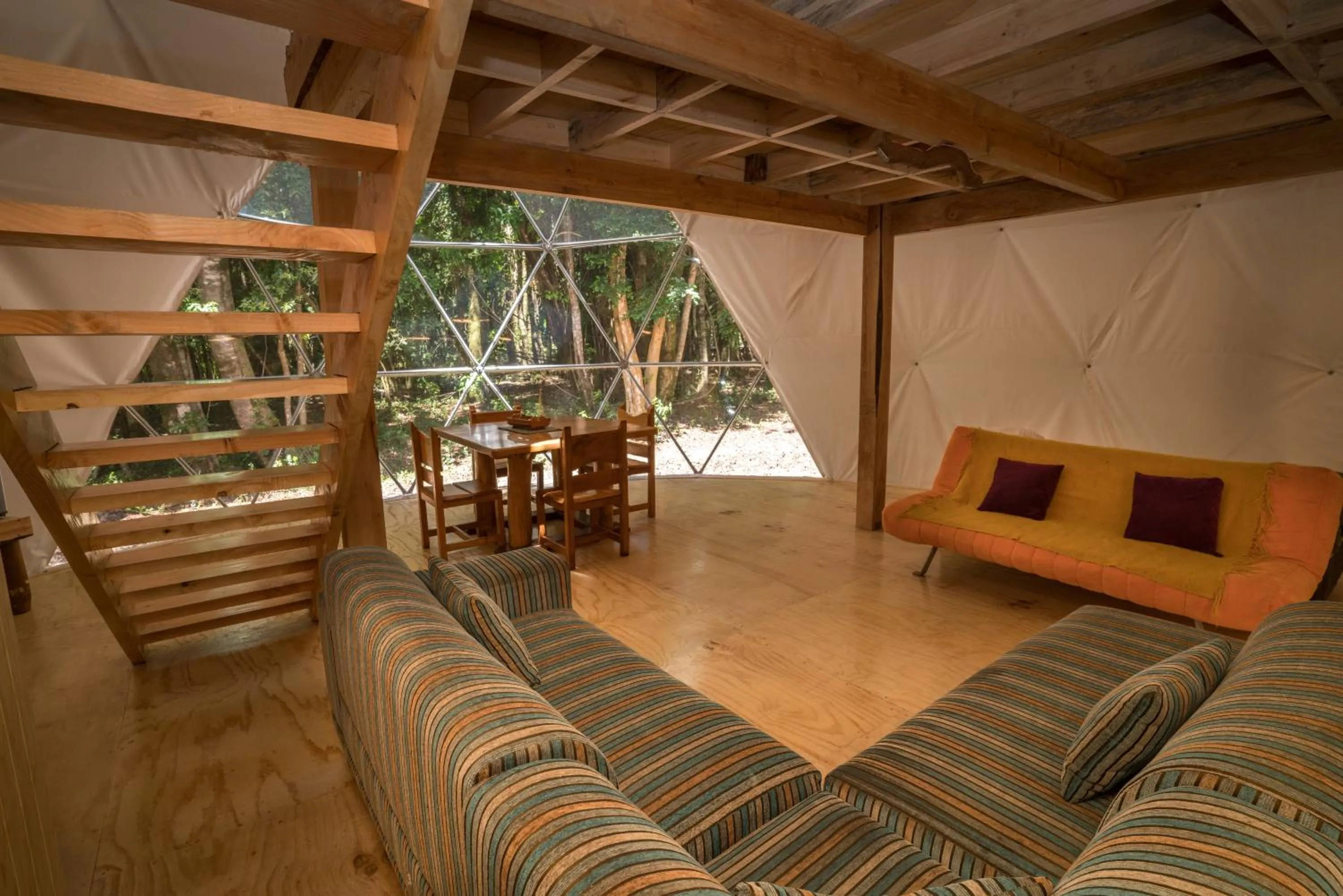 Living room in Cabañas Ensenada Bosque Nativo