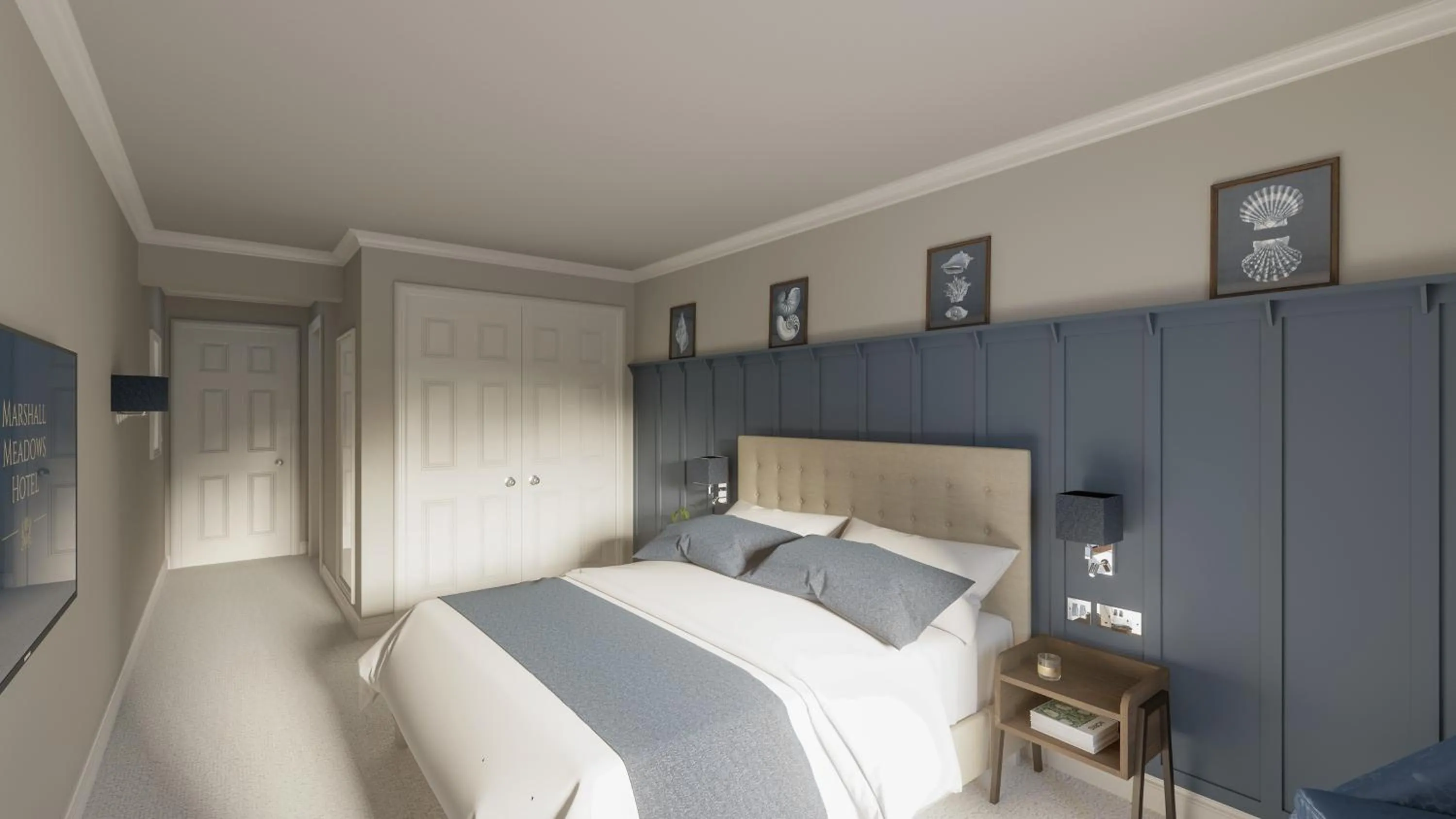 Photo of the whole room, Bed in Marshall Meadows Manor House