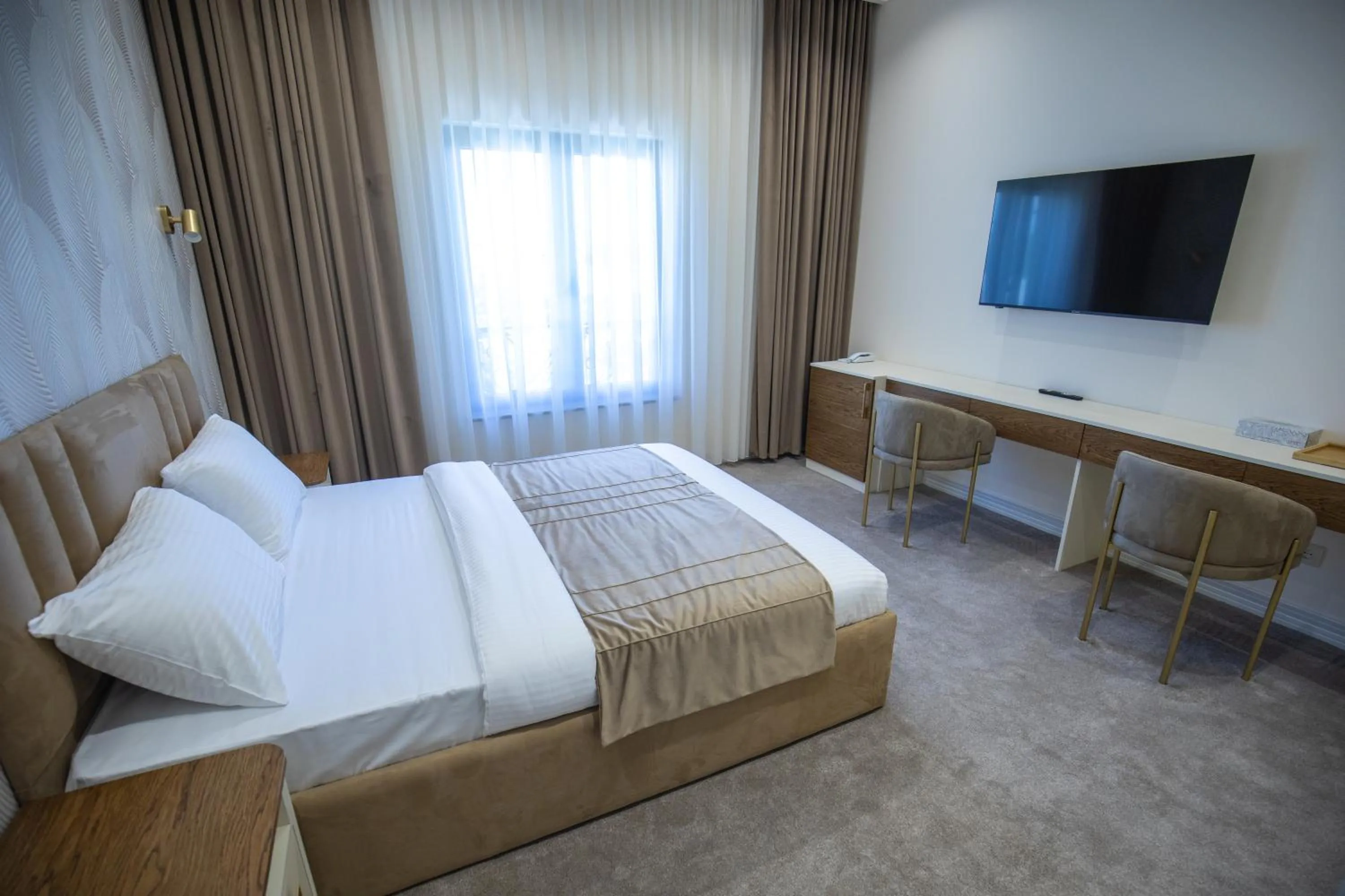 Bed in Ketrin Hotel Restaurant