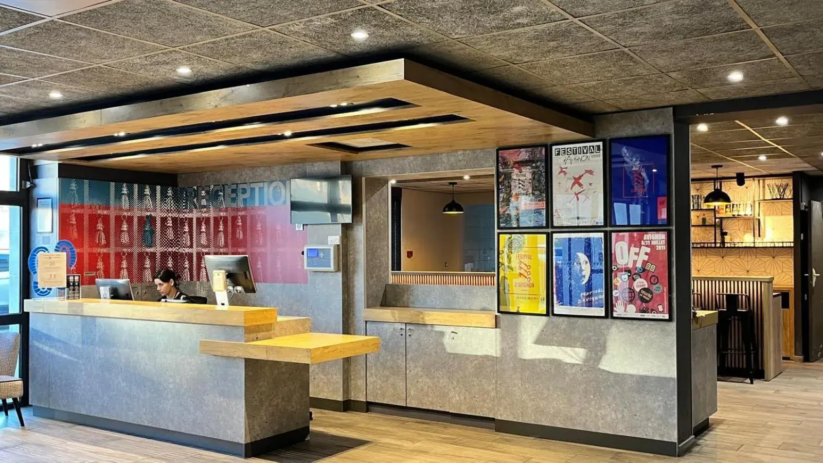 Lobby or reception in ibis budget Avignon Centre Lobby or reception in ibis budget Avignon Centre