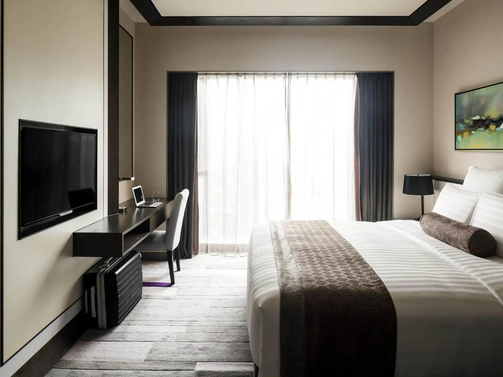 Bedroom, Bed in Pullman Zhuhai Bedroom, Bed in Pullman Zhuhai