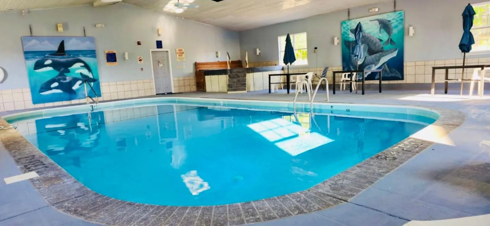 Pool view in Ozark Inn and Suites