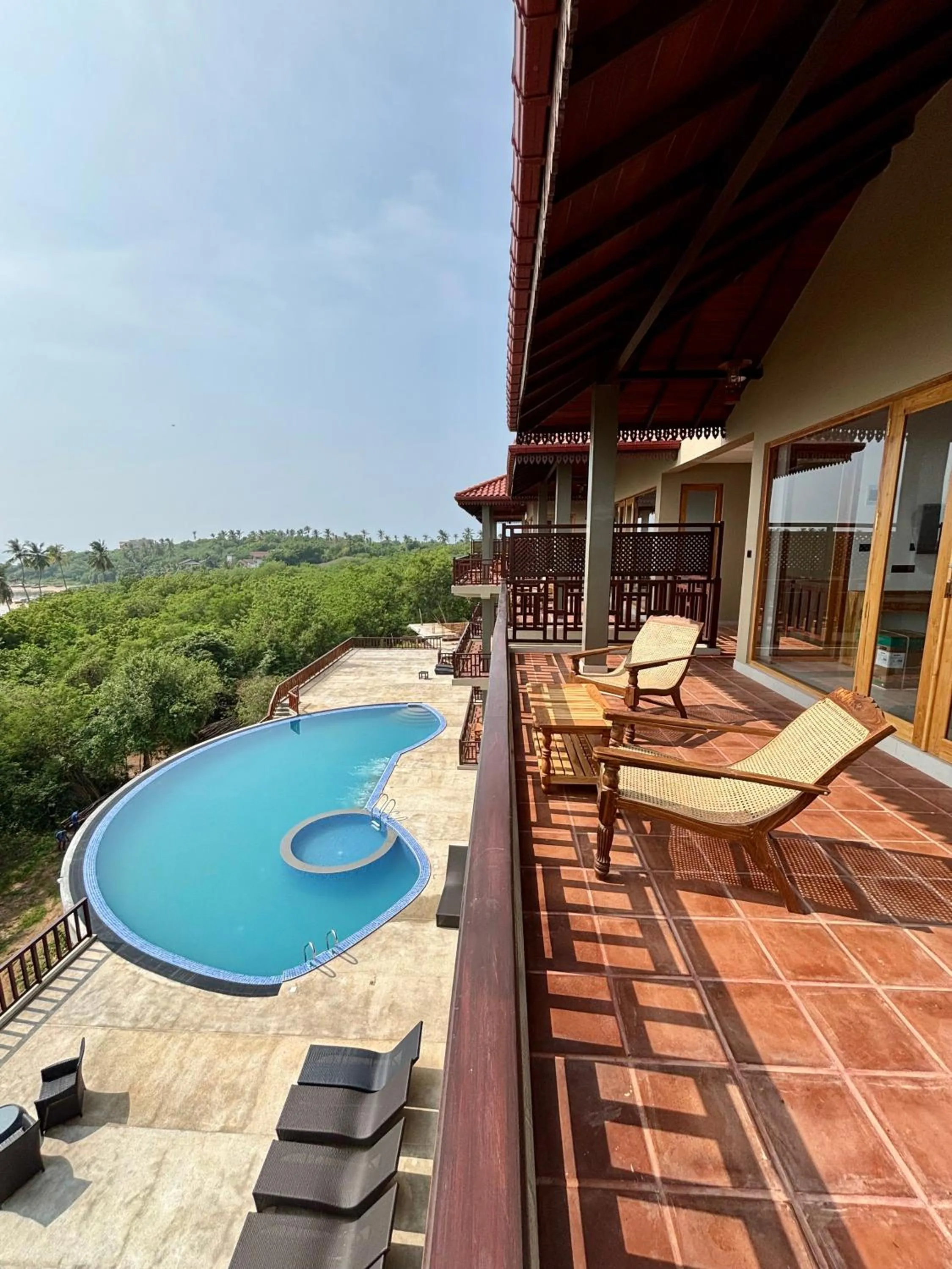 Balcony/Terrace in Ananthaya Beach
