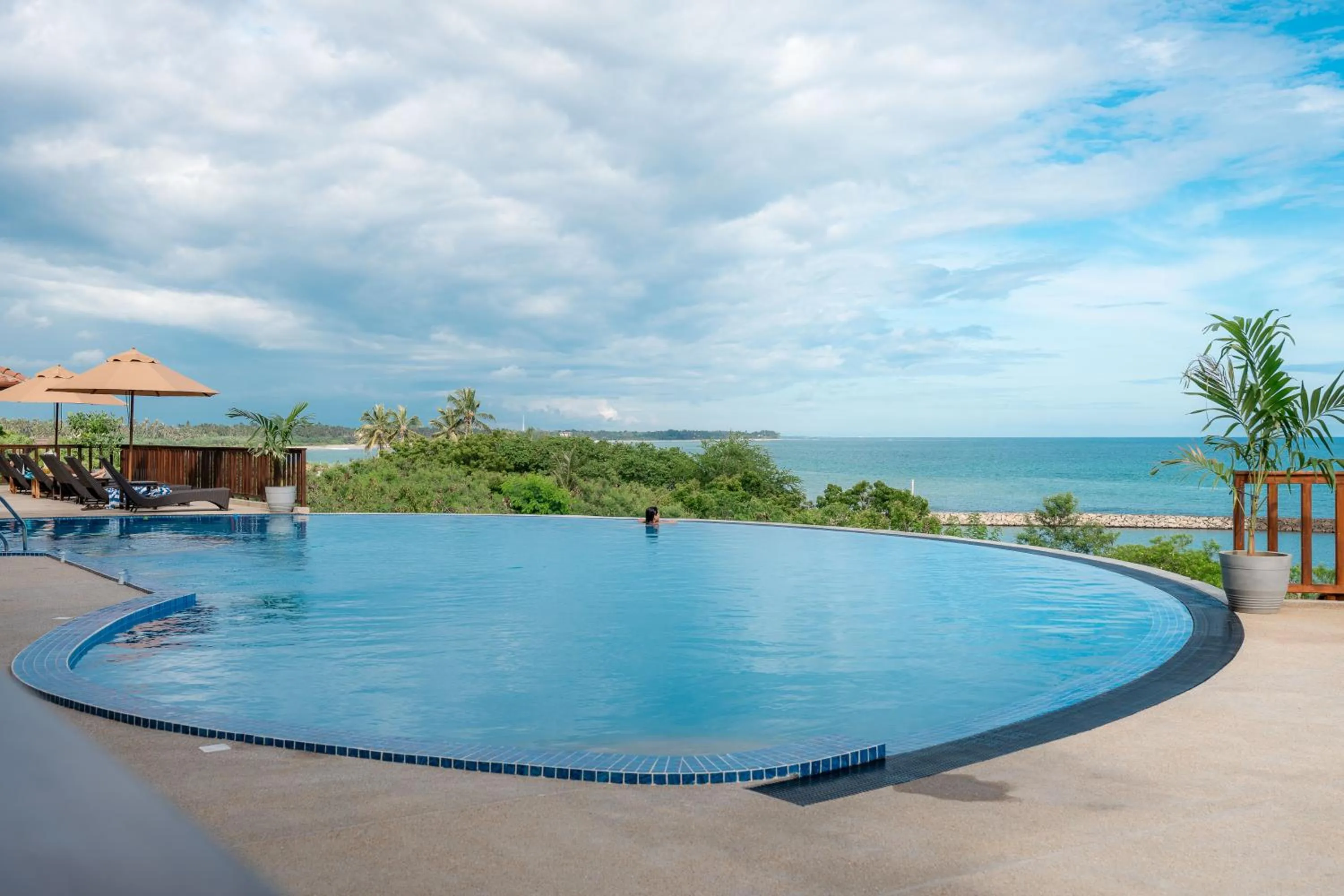 Pool view in Ananthaya Beach