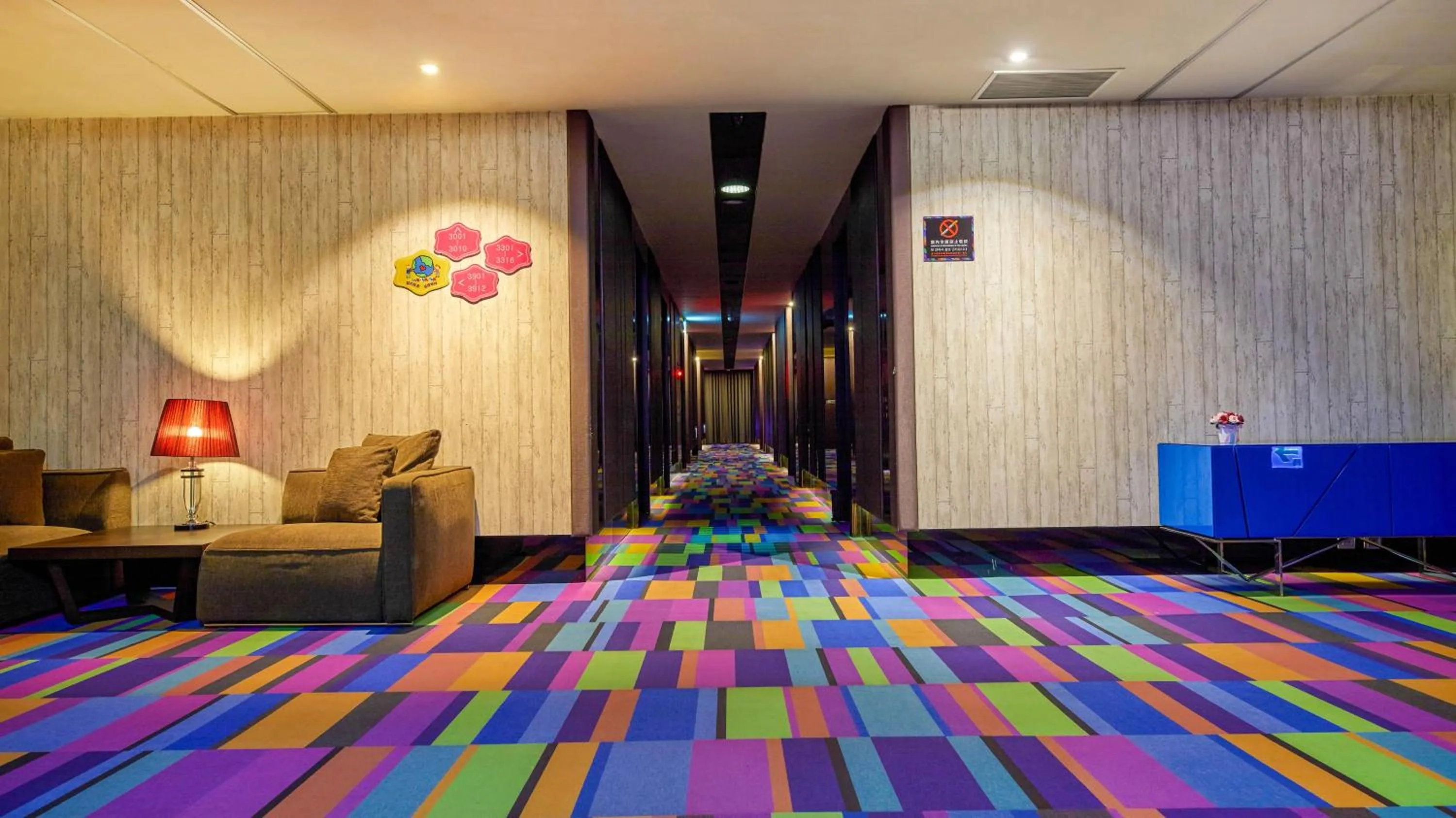 Decorative detail in Freedom Design Hotel