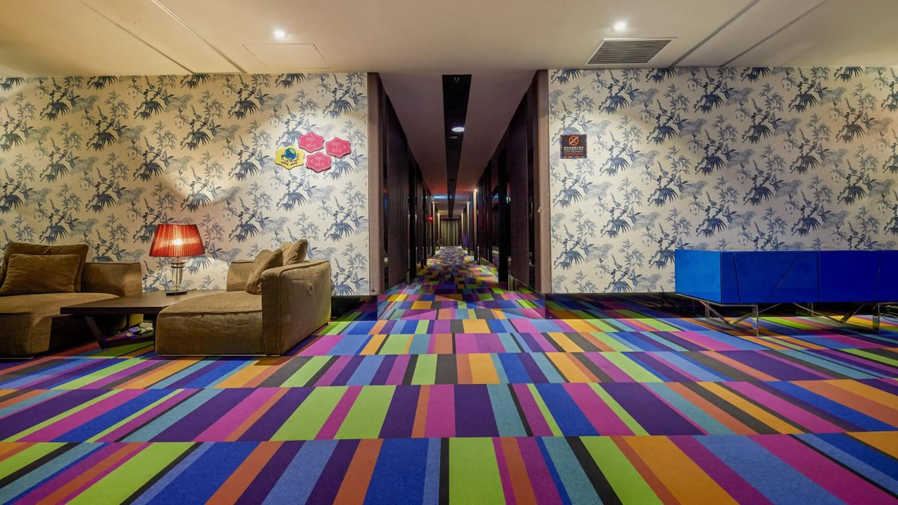 Decorative detail, Bed in Freedom Design Hotel Decorative detail, Bed in Freedom Design Hotel