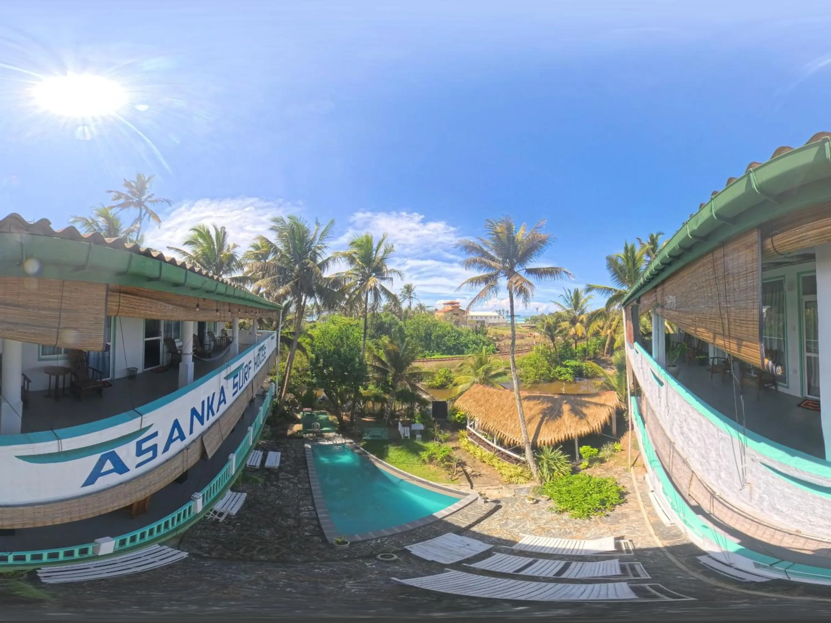Day in Asanka Surf House & Restaurant with pool