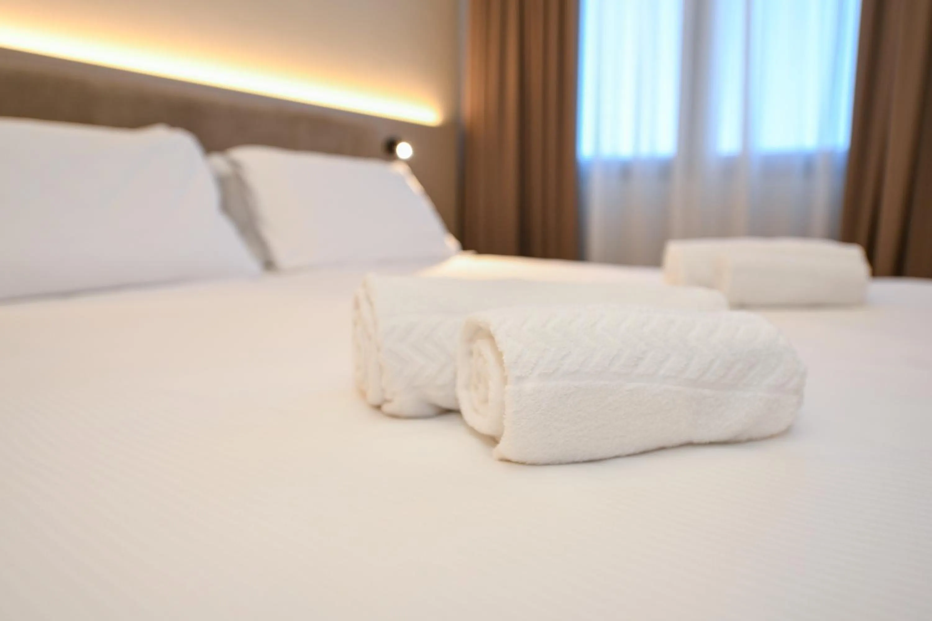 Bedroom, Bed in Hotel Garda