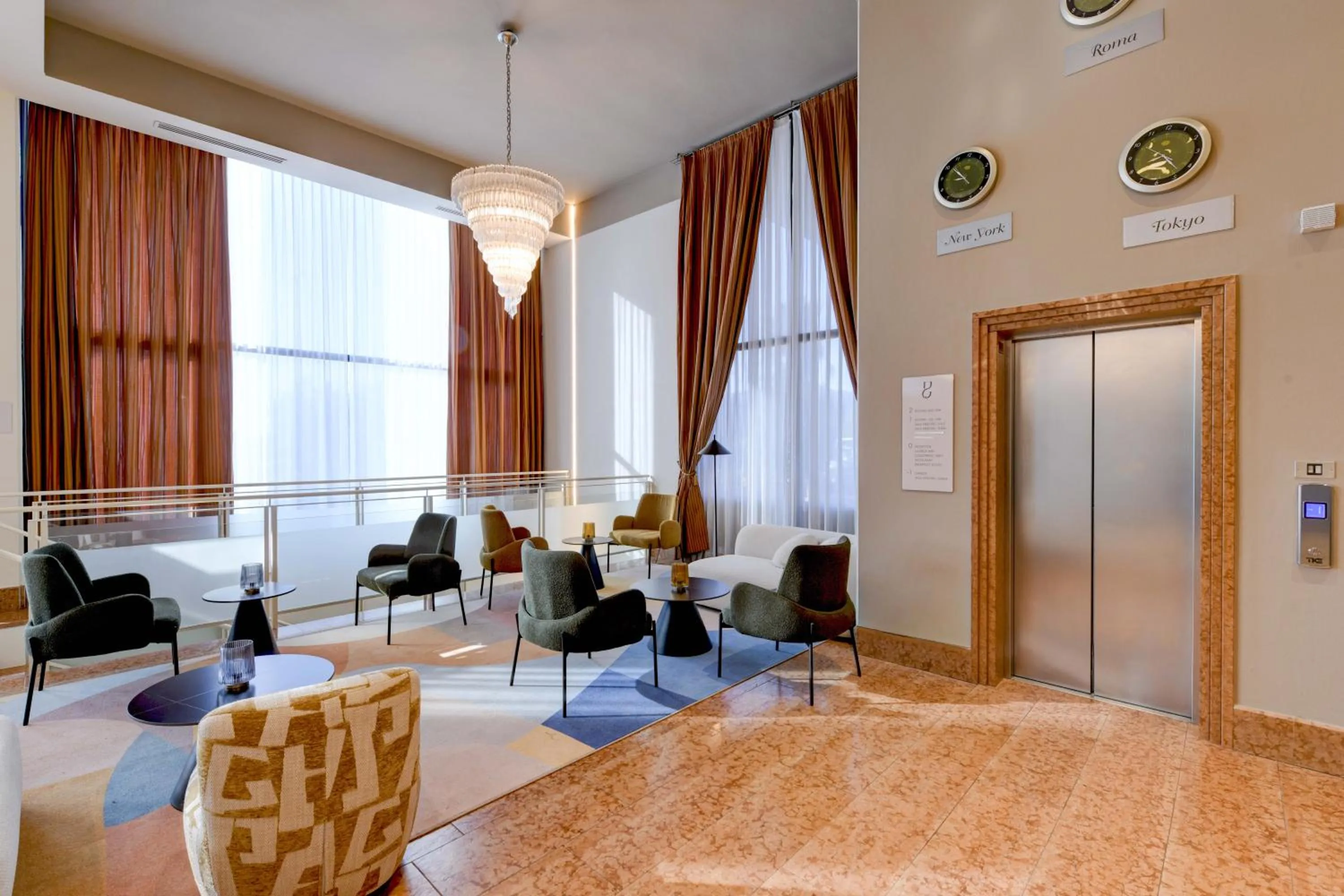 Lobby or reception in Hotel Garda