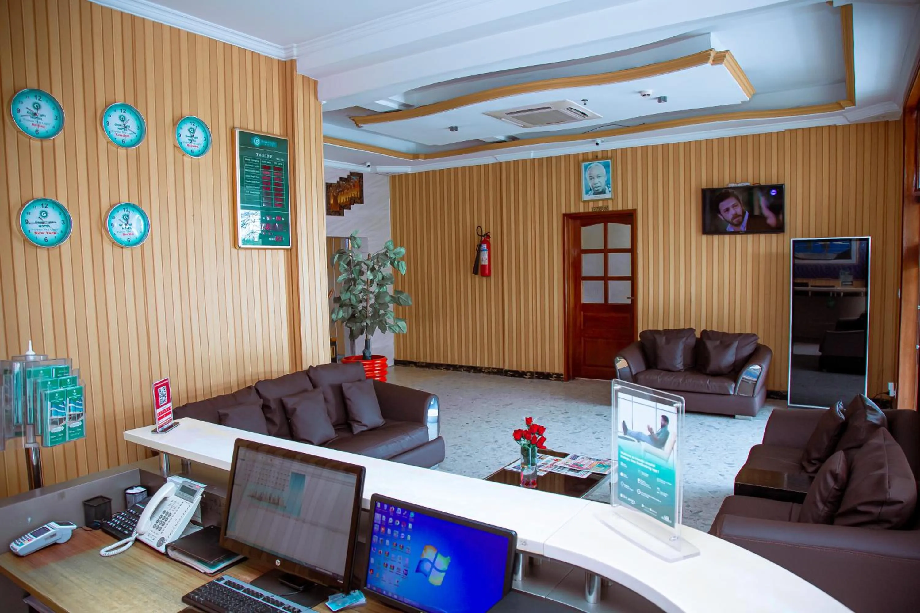 Lobby or reception in Greenlight Hotel