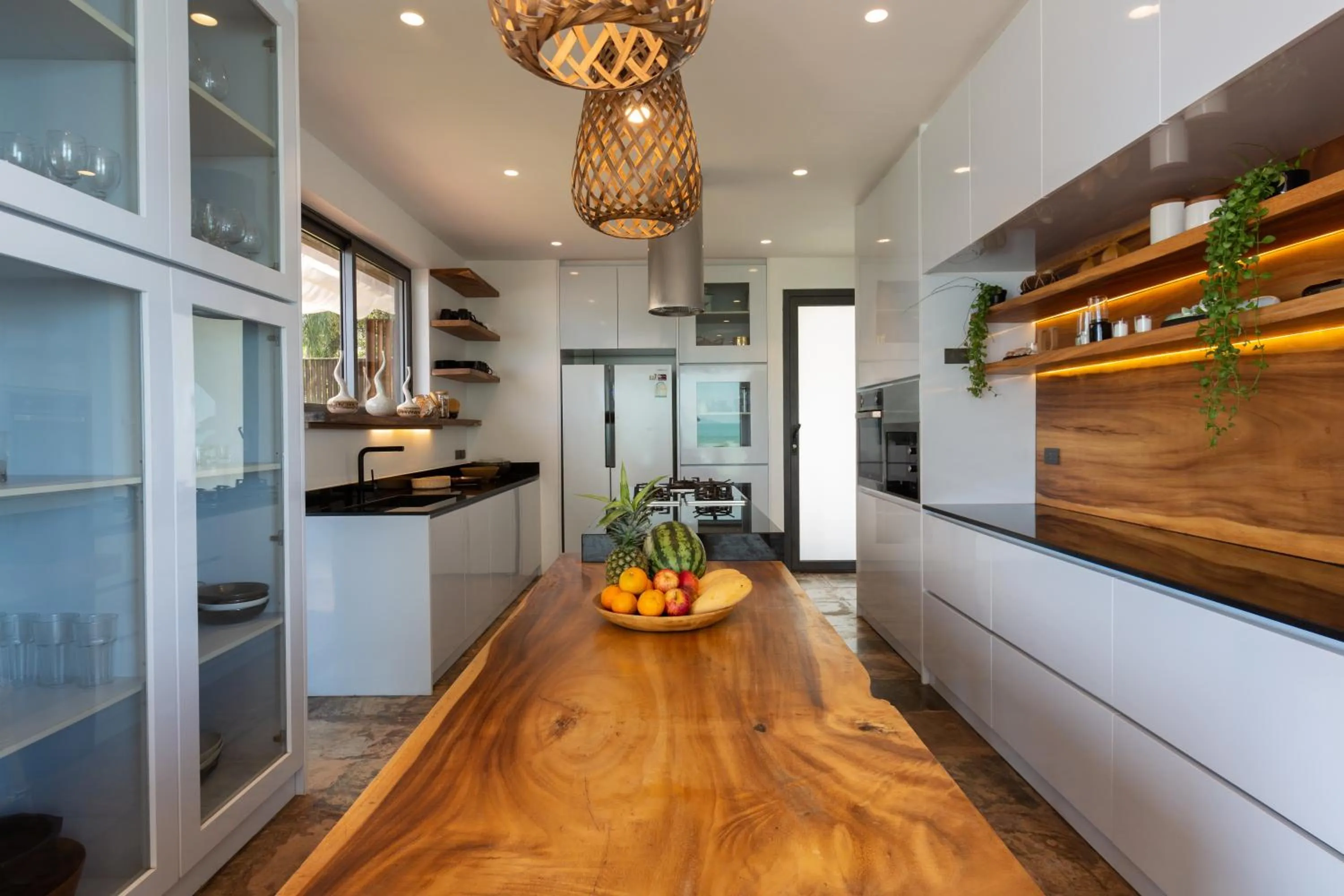 kitchen in Villa U - 3BR Beachfront Haven